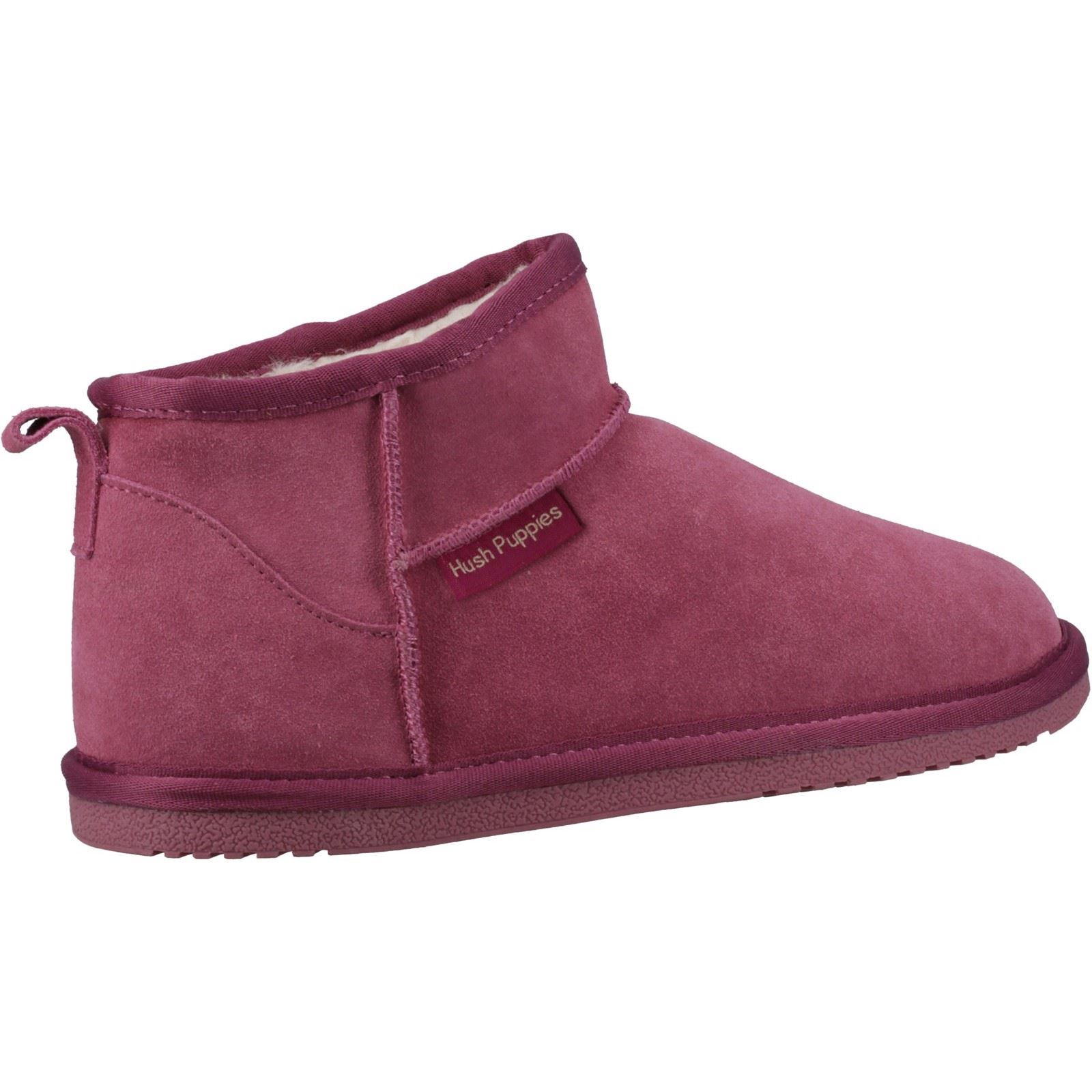 Hush Puppies Ashanti mocka rosa tofflor för kvinnor dam – bild 2