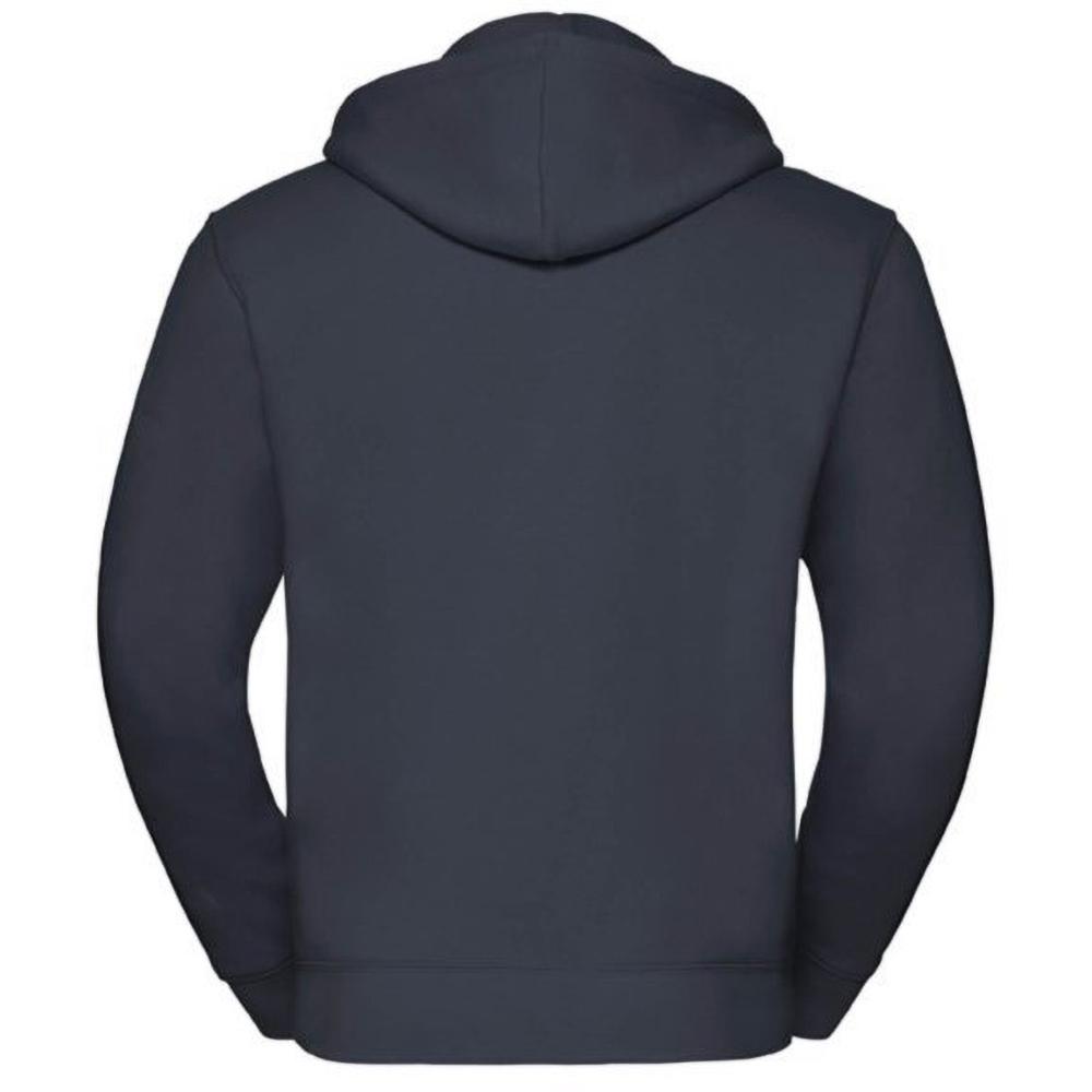 Russell Athletic Russell Mens Authentic Full Zip Hooded Sweatshirt / Hoodie (Convoy Grey) herr – bild 2