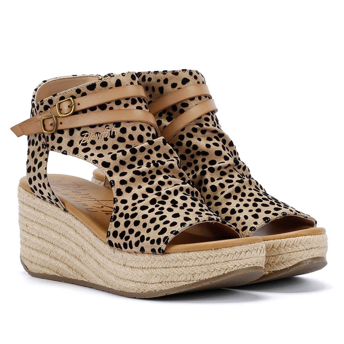 Thumbnail - Blowfish Malibu Lacey Damen Sandalen Leopard