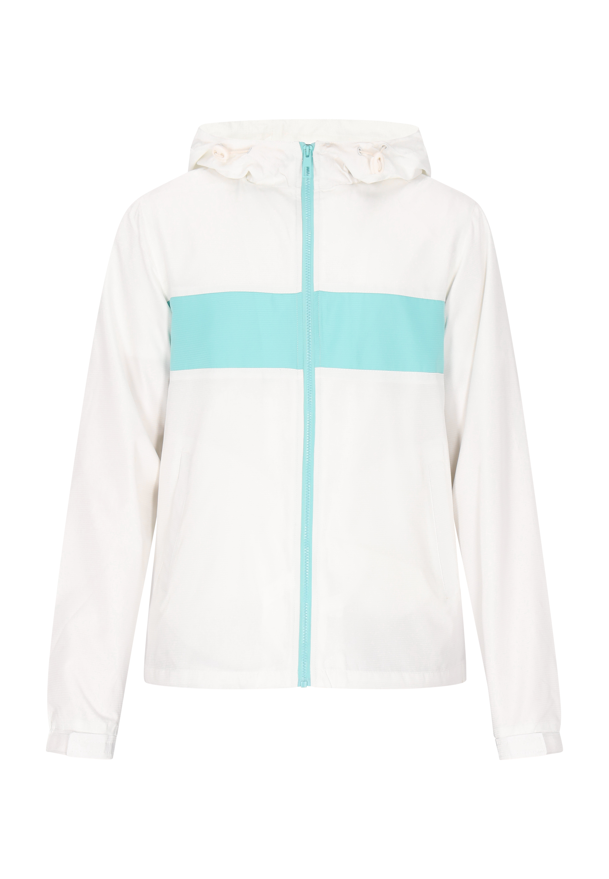 Mo Jacke Herren Weiss Türkis M