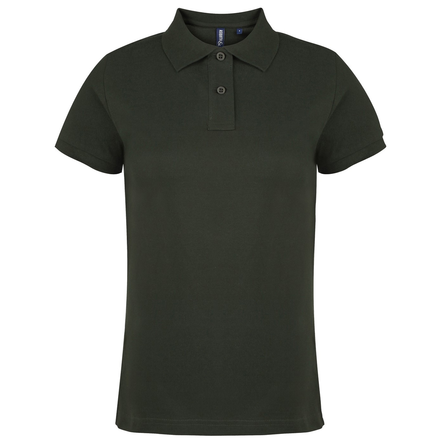 Thumbnail - Asquith & Fox - Unifarbenes Poloshirt - Damen (Flaschengrün)