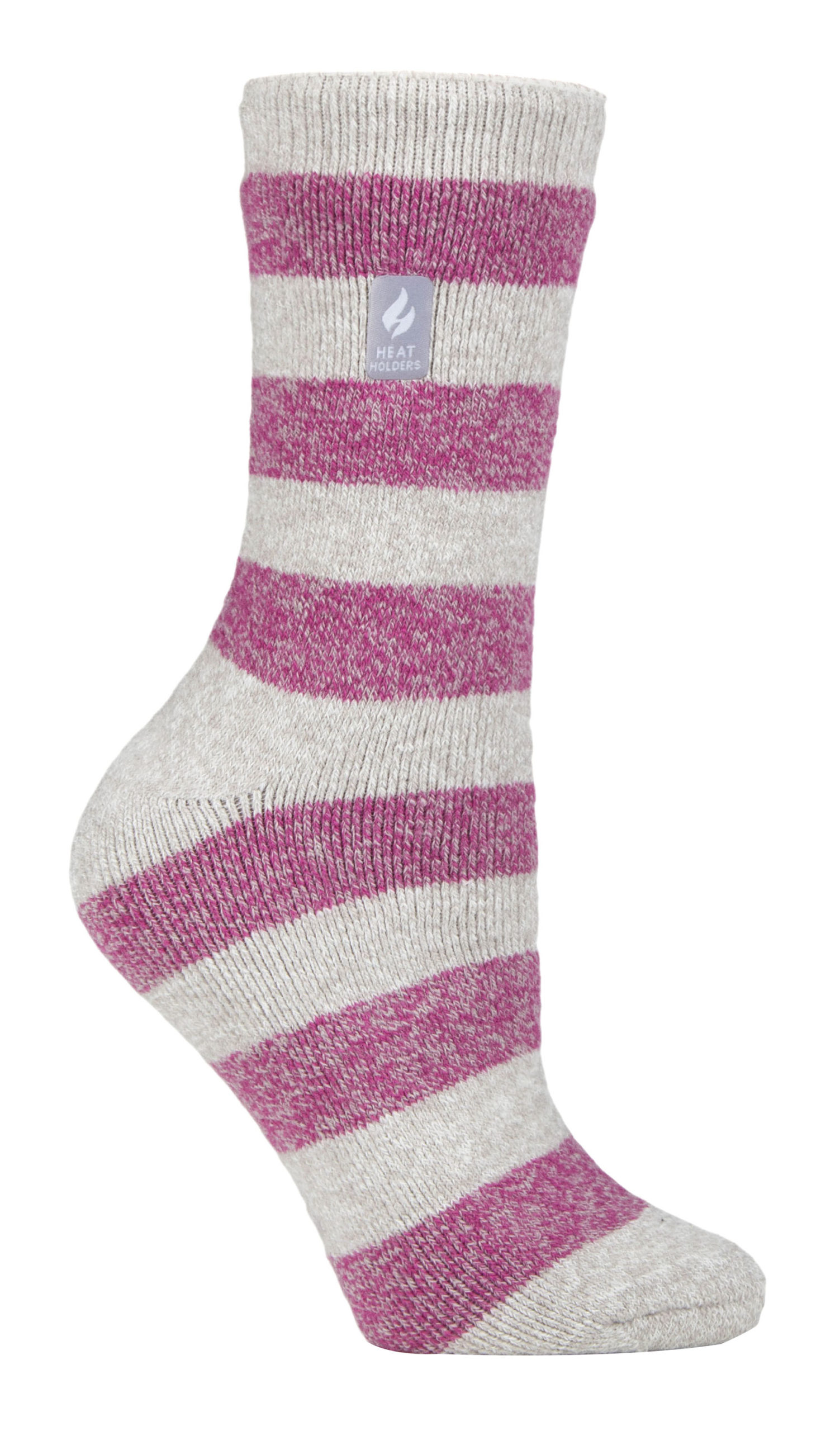 Heat Holders Lite - Isolierte Thermosocken für Damen | Mehrere Designs einschließlich Argyle Streifen Herzen Sterne | Warme Socken für den Winter -