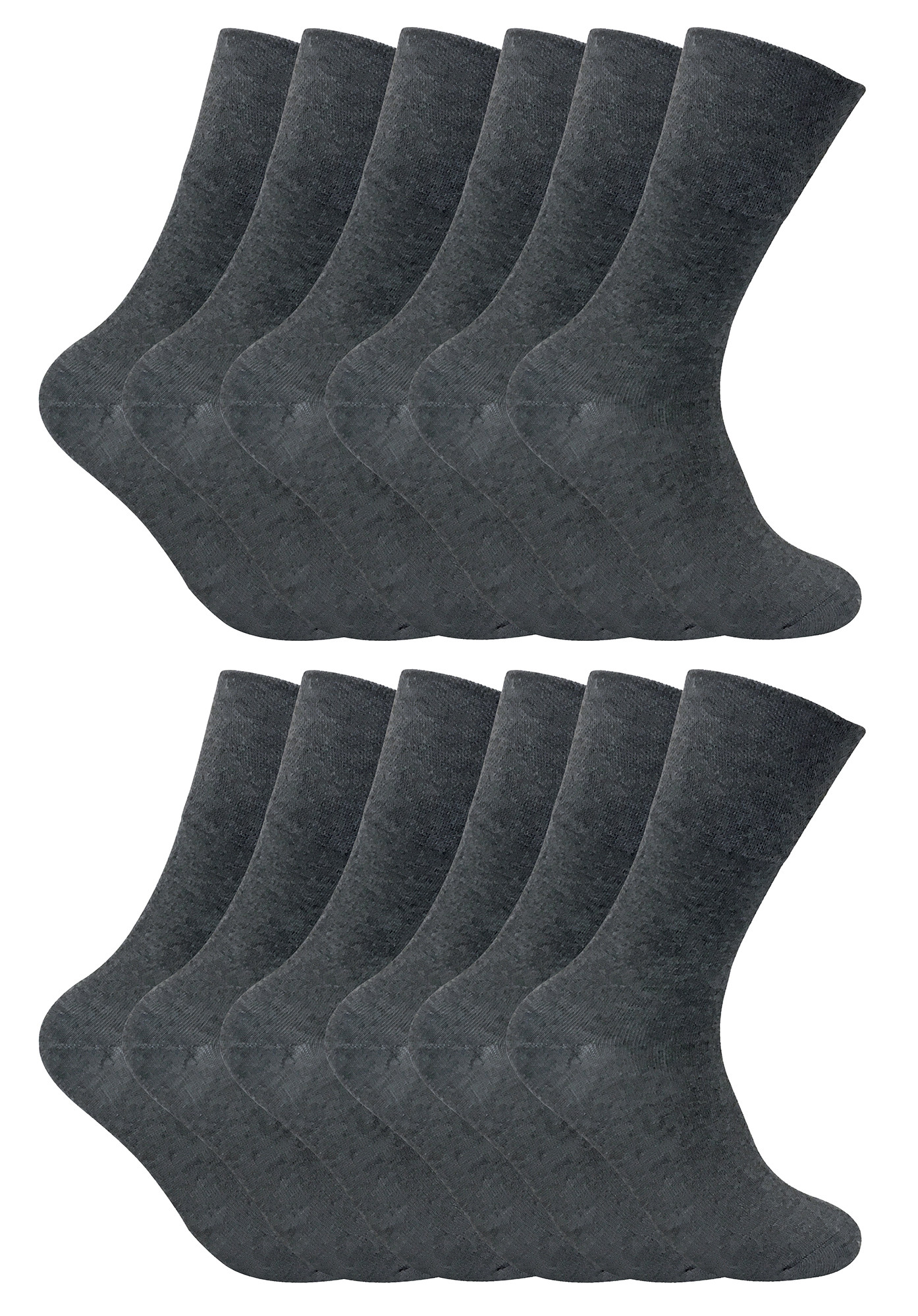 Sock Snob 12 Pairs Mens Thermal Diabetic Socks