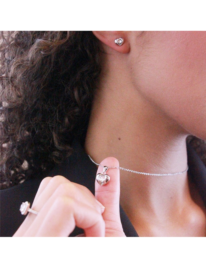 MYC Paris Simply Love Hängsmycken Silver och kristall halsband dam – bild 2
