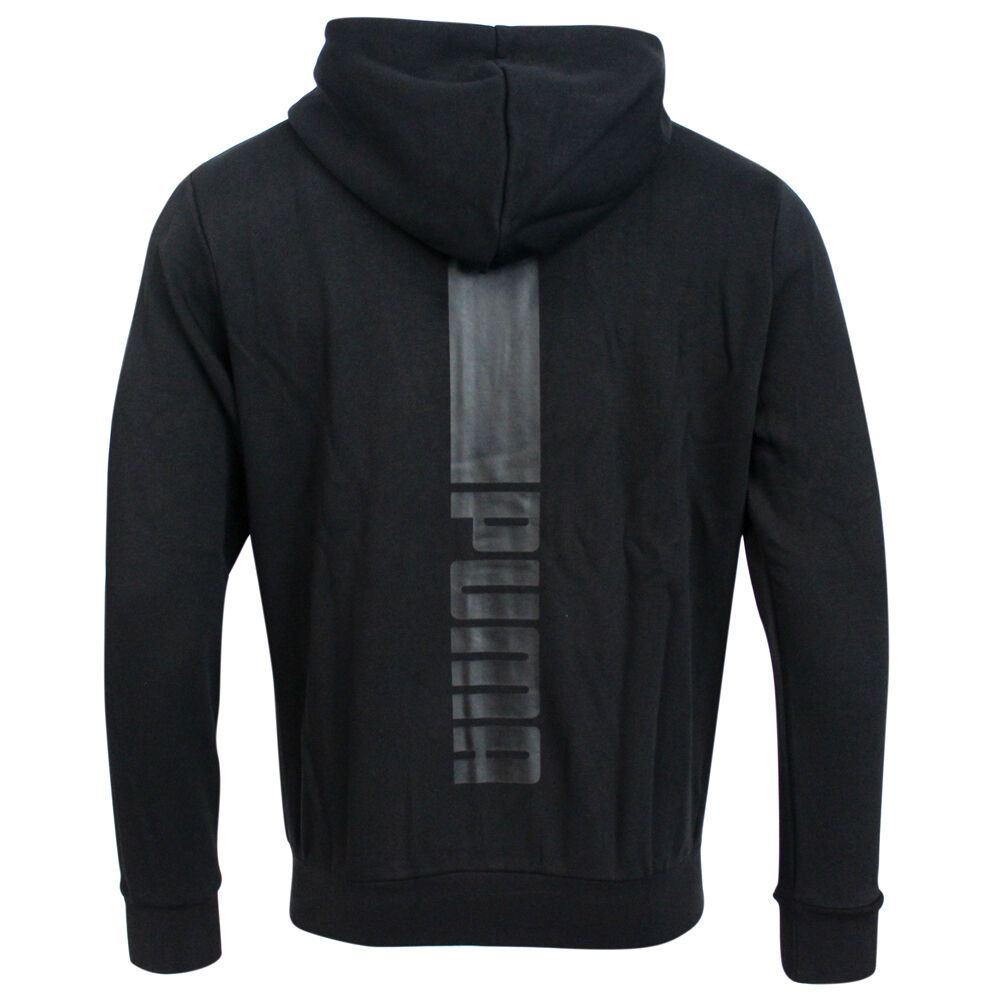 Puma Evo Mens Black Zip Up Training Hoody Hooded Track Top Jacka 569205 01 P5F herr – bild 2