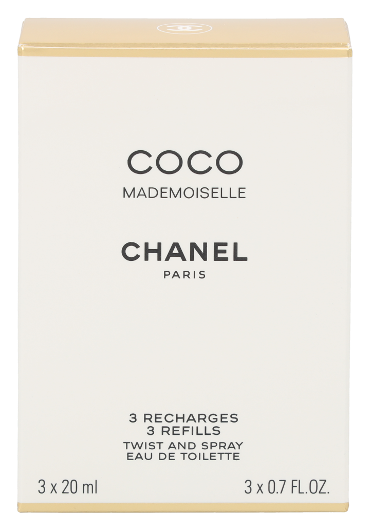 Coco Mademoiselle Eau de Toilette Twist & Spray 3 x Refills 2