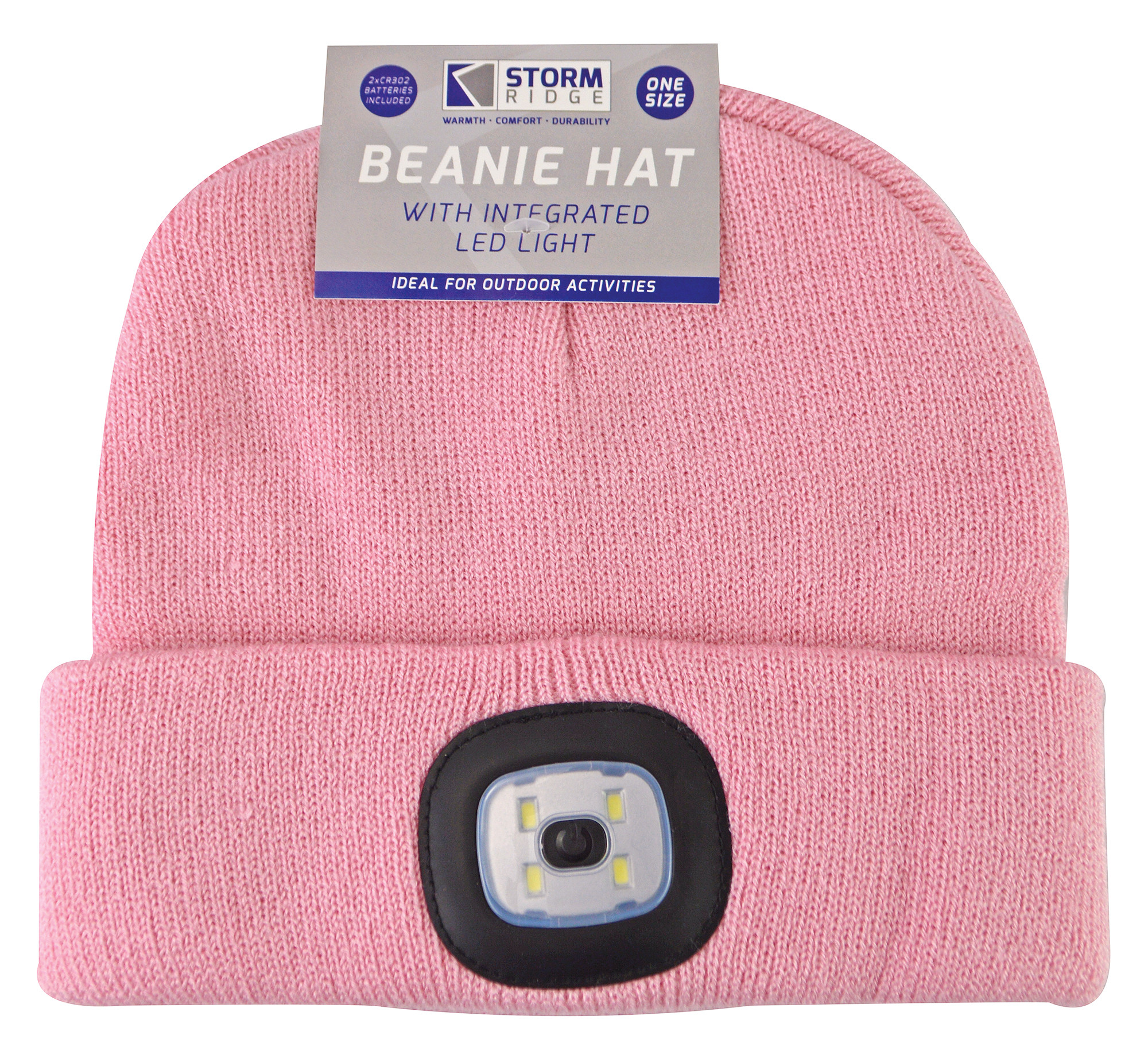 Sock Snob Led Beanie Mössa för Damer Dam stickad uppladdningsbar mössa Vintermössa med pannlampa – bild 2