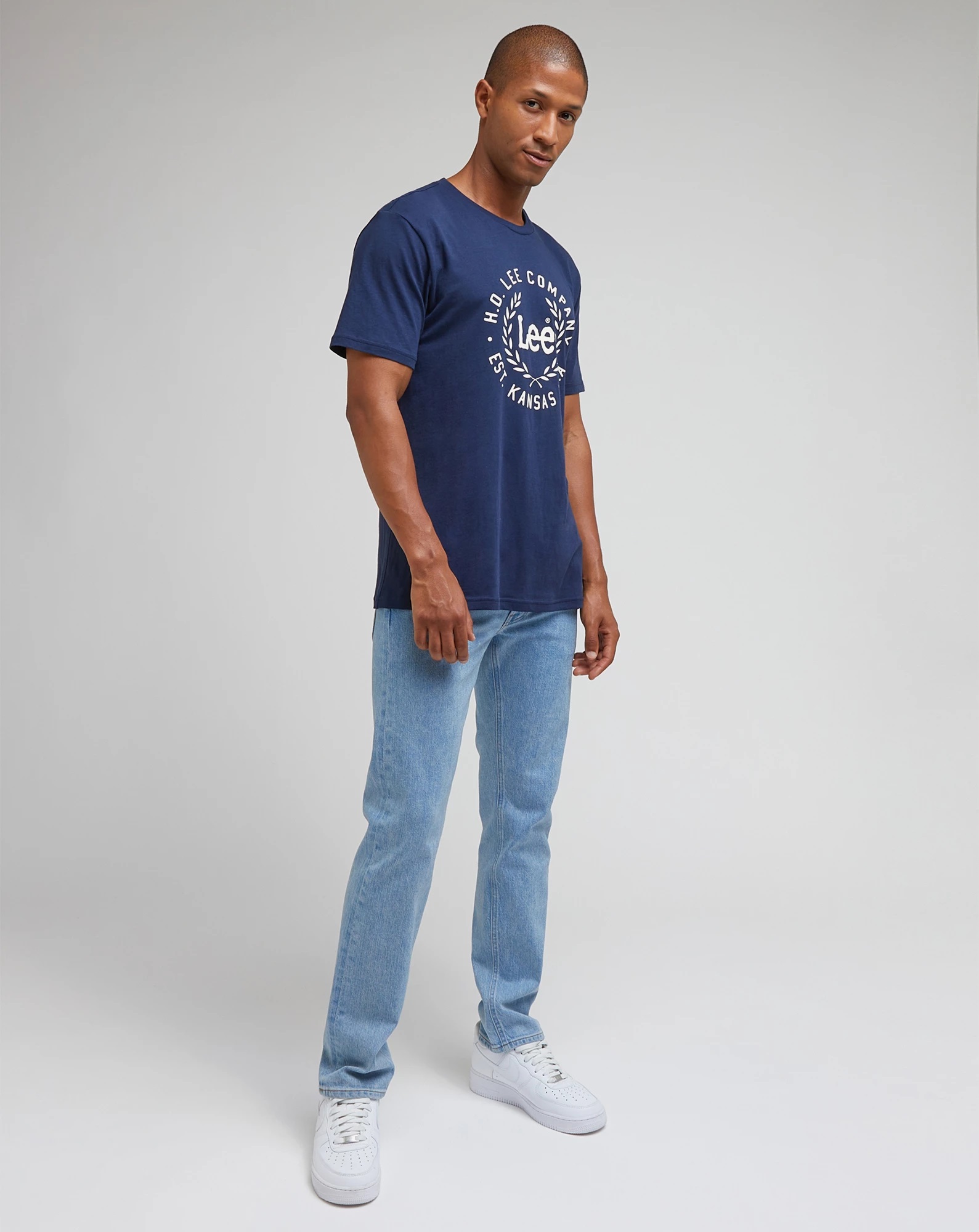 Thumbnail - Lee - logo t-shirt marine