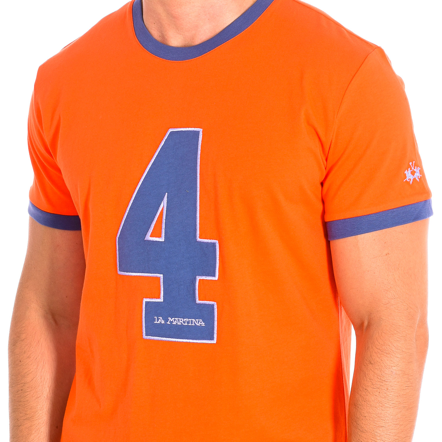 LA MARTINA T-shirts med korta ärmar TMR312-JS206 t-shirts med tryck herr – bild 5