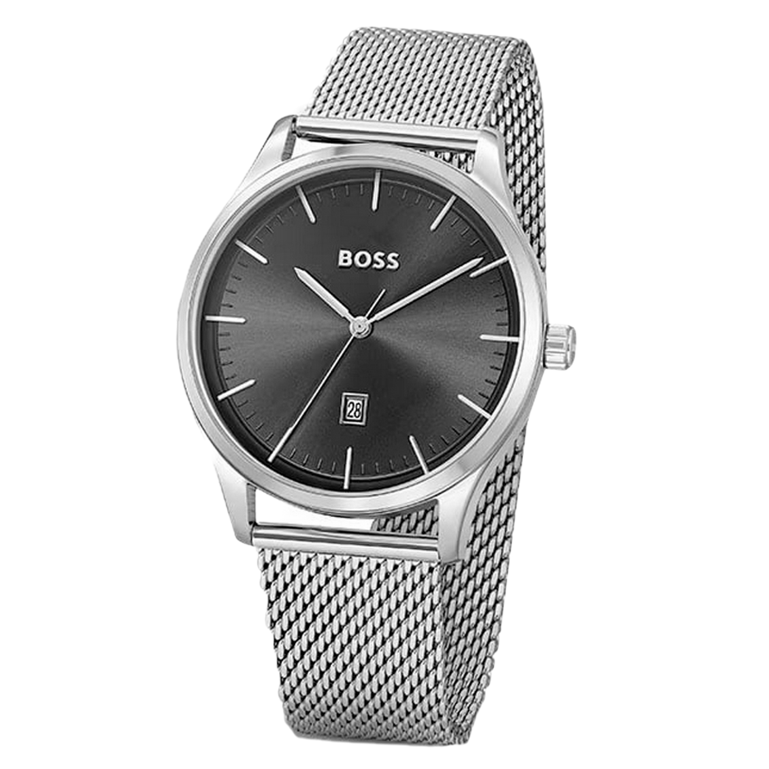 Thumbnail - Hugo Boss Herrenuhr Quartz Silber