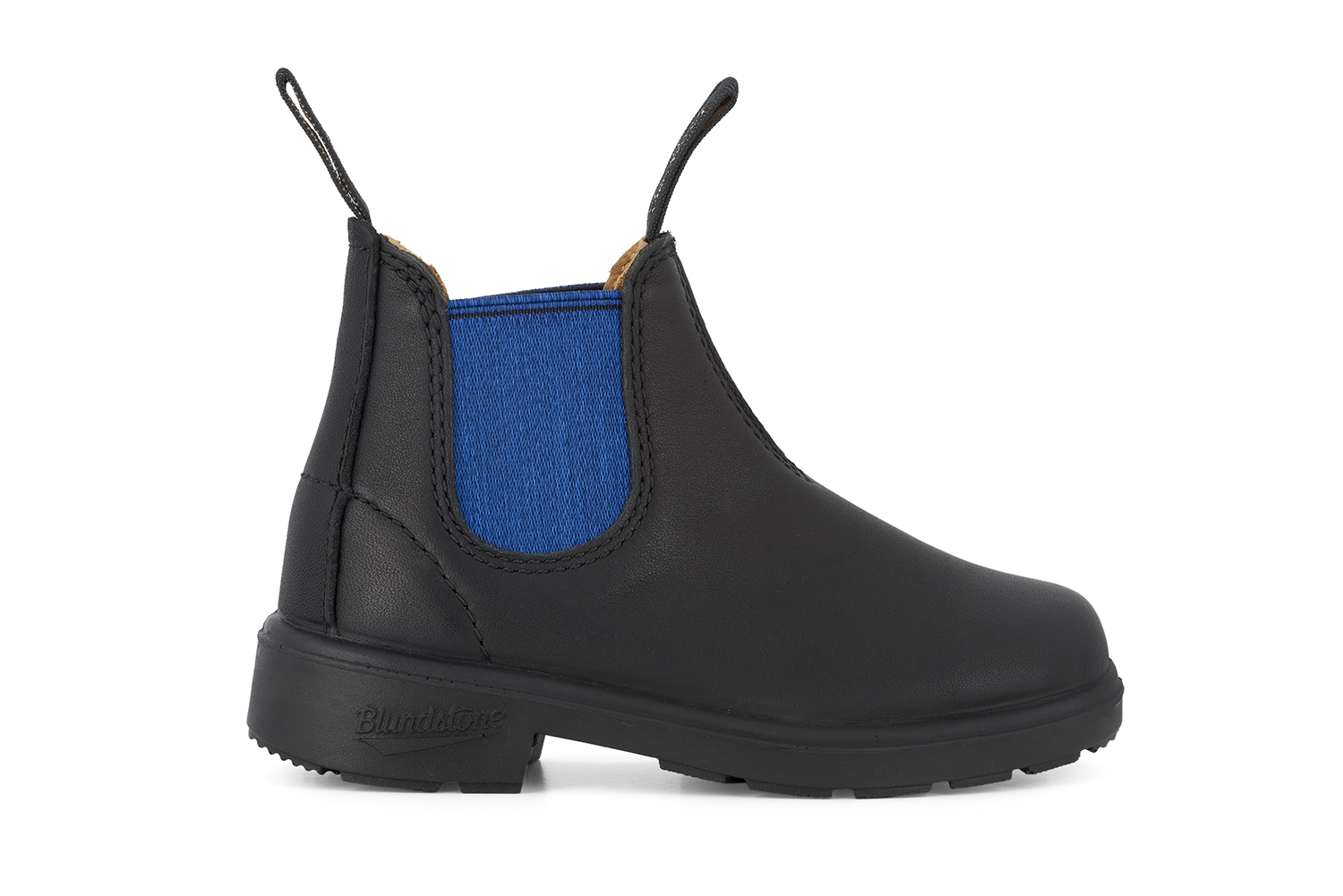 Blundstone #580 Kinder Chelsea-Stiefel Schwarz/Blau