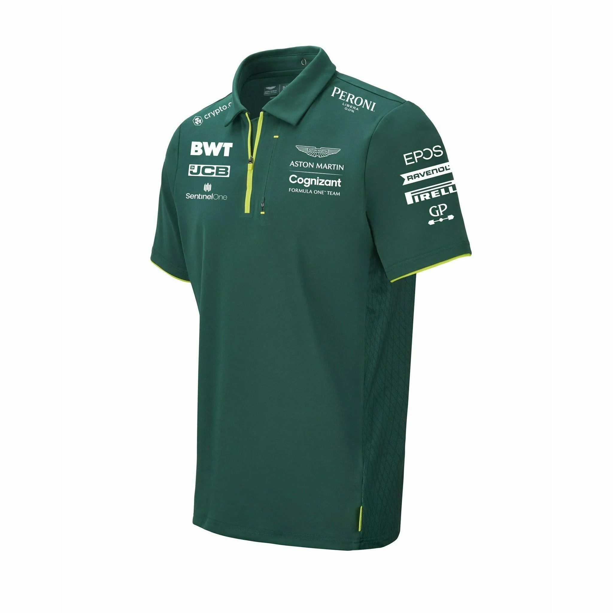 Thumbnail - Aston Martin Cognizant F1 Offizielles Team Herren Green Polo Shirt
