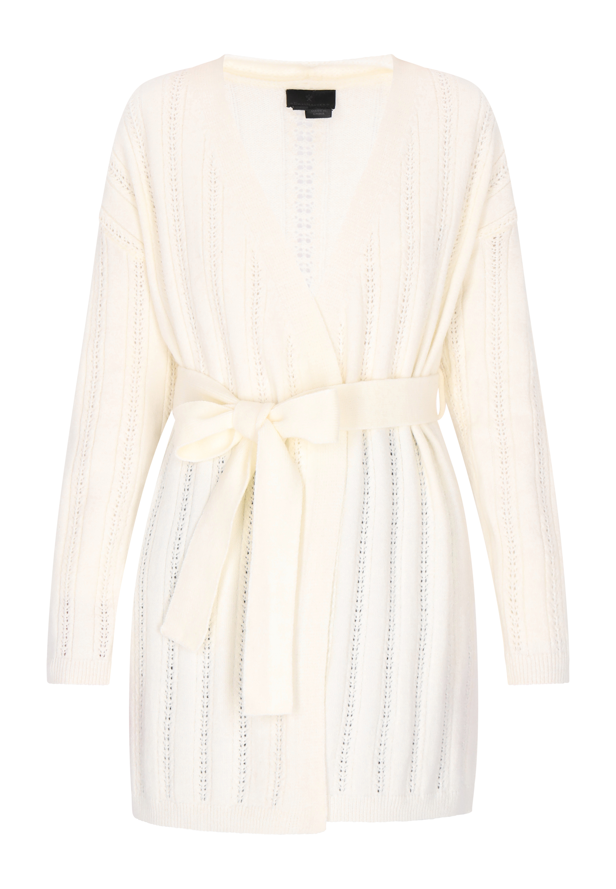 Thumbnail - Dreimaster Cardigan Damen Wollweiss