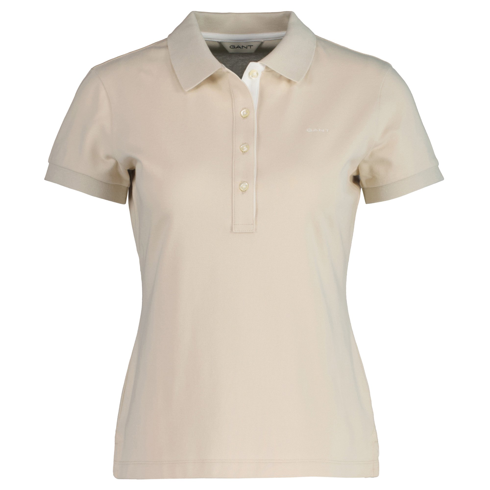 Thumbnail - Gant Contrast Collar Pique Polo Poloshirt