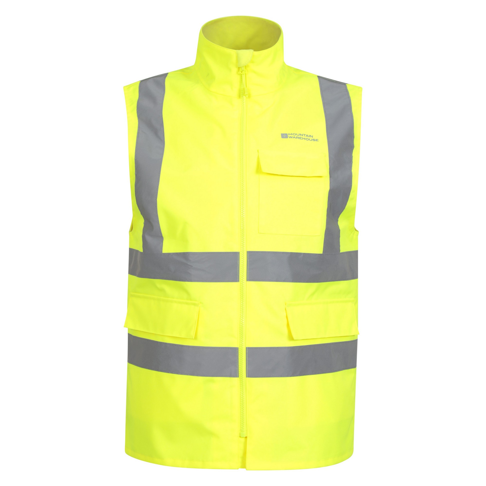 Thumbnail - Mountain Warehouse Unisex Erwachsene Wasserdicht Arbeit Hi-Vis Vest (Gelb)
