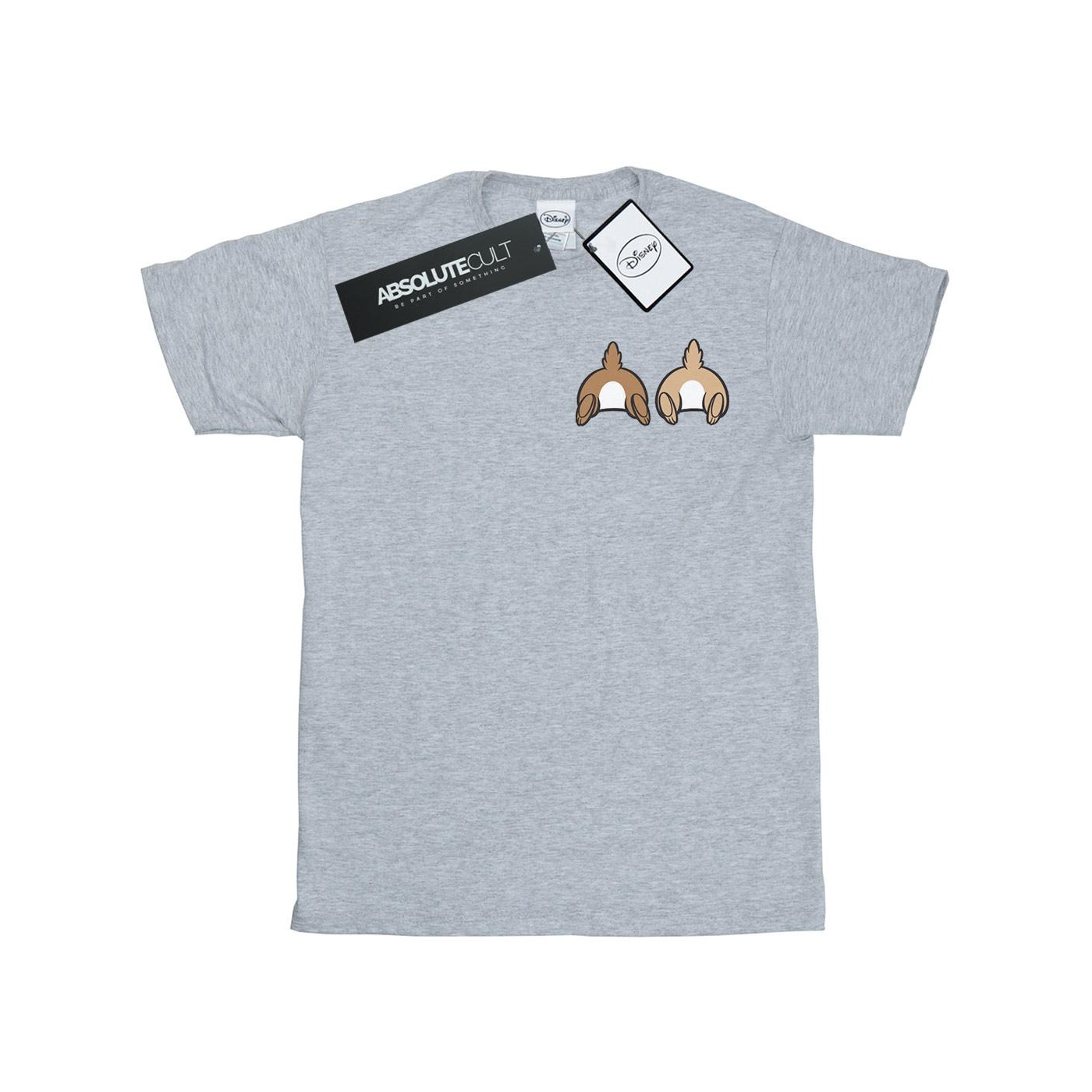Thumbnail - Disney - "Chip N Dale Backside Breast Print" T-Shirt für Damen (Grau)