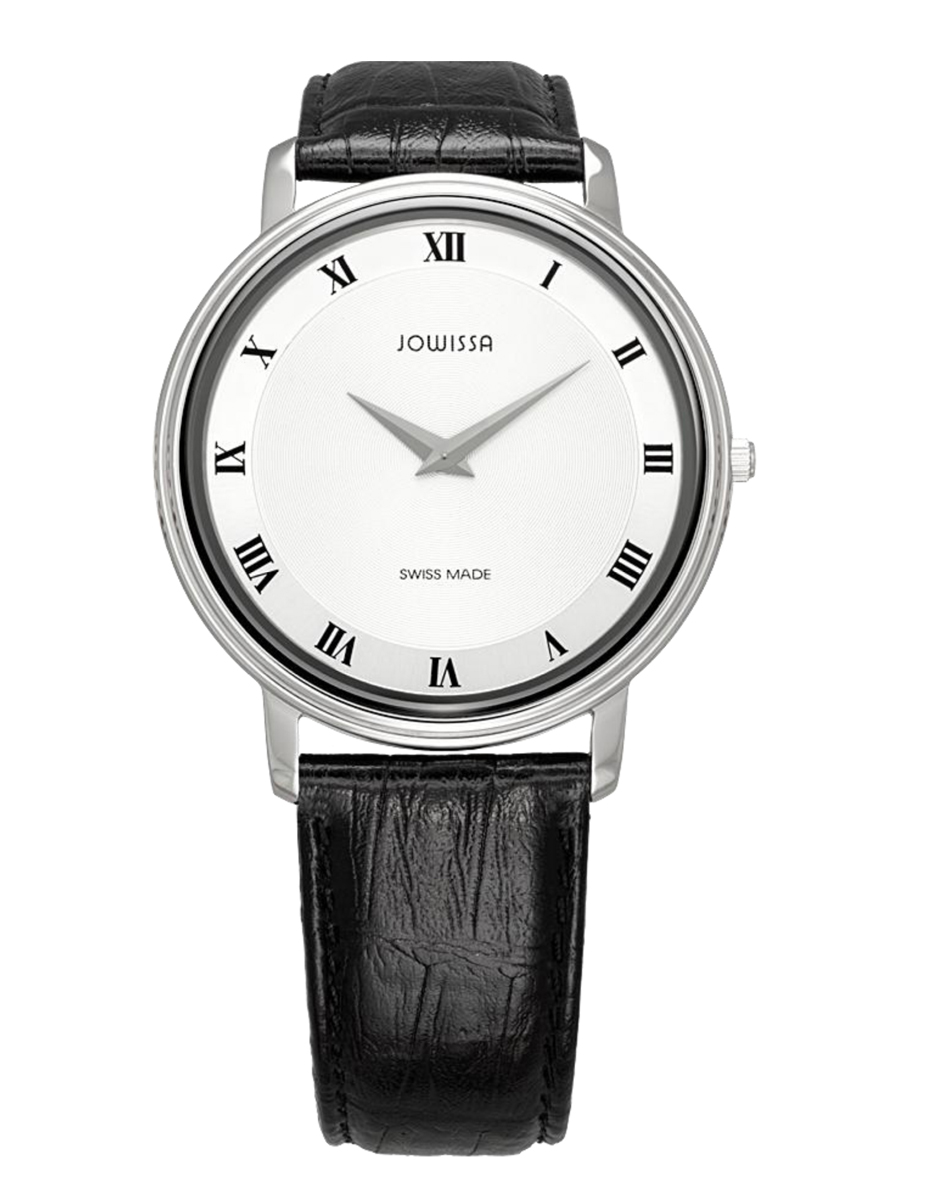 Jowissa : Womens Opera (Mineral) Silver Watch - Black - One Size