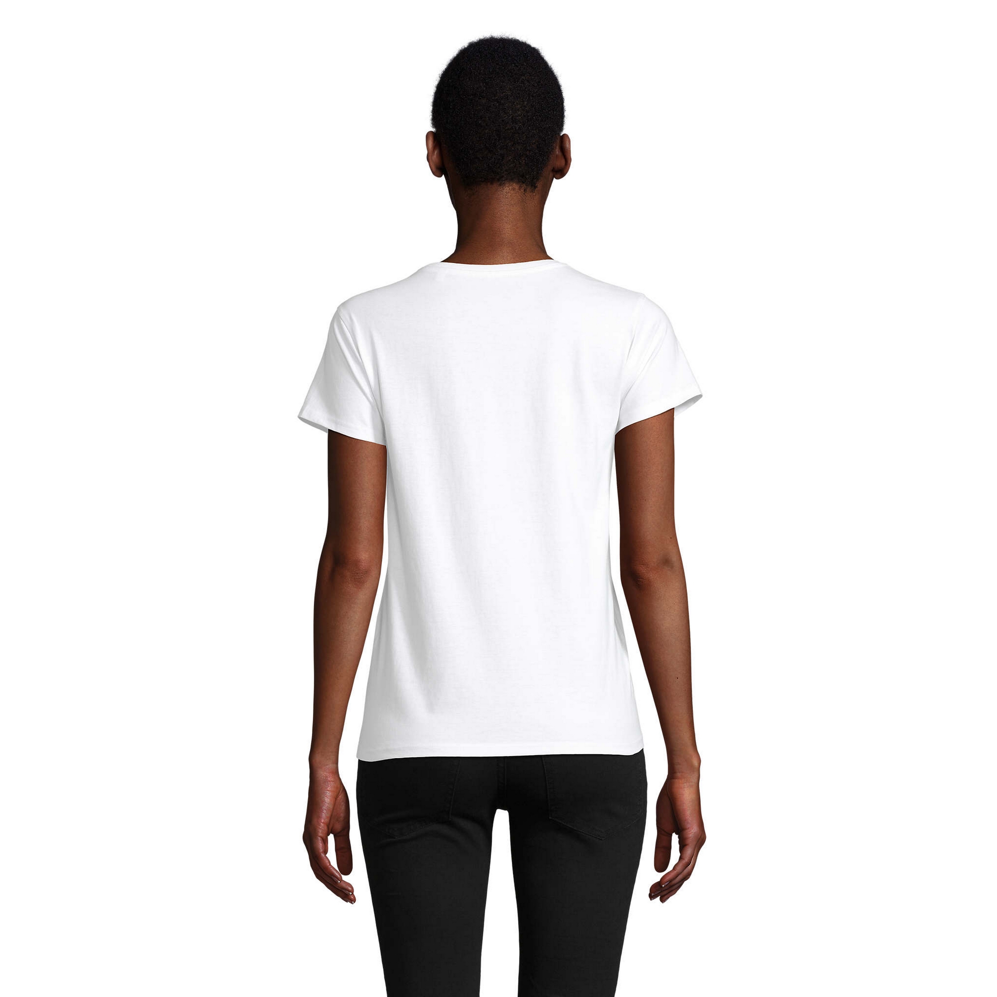 SOLS Pioneer T-shirt dam/dam (Vit) – bild 2