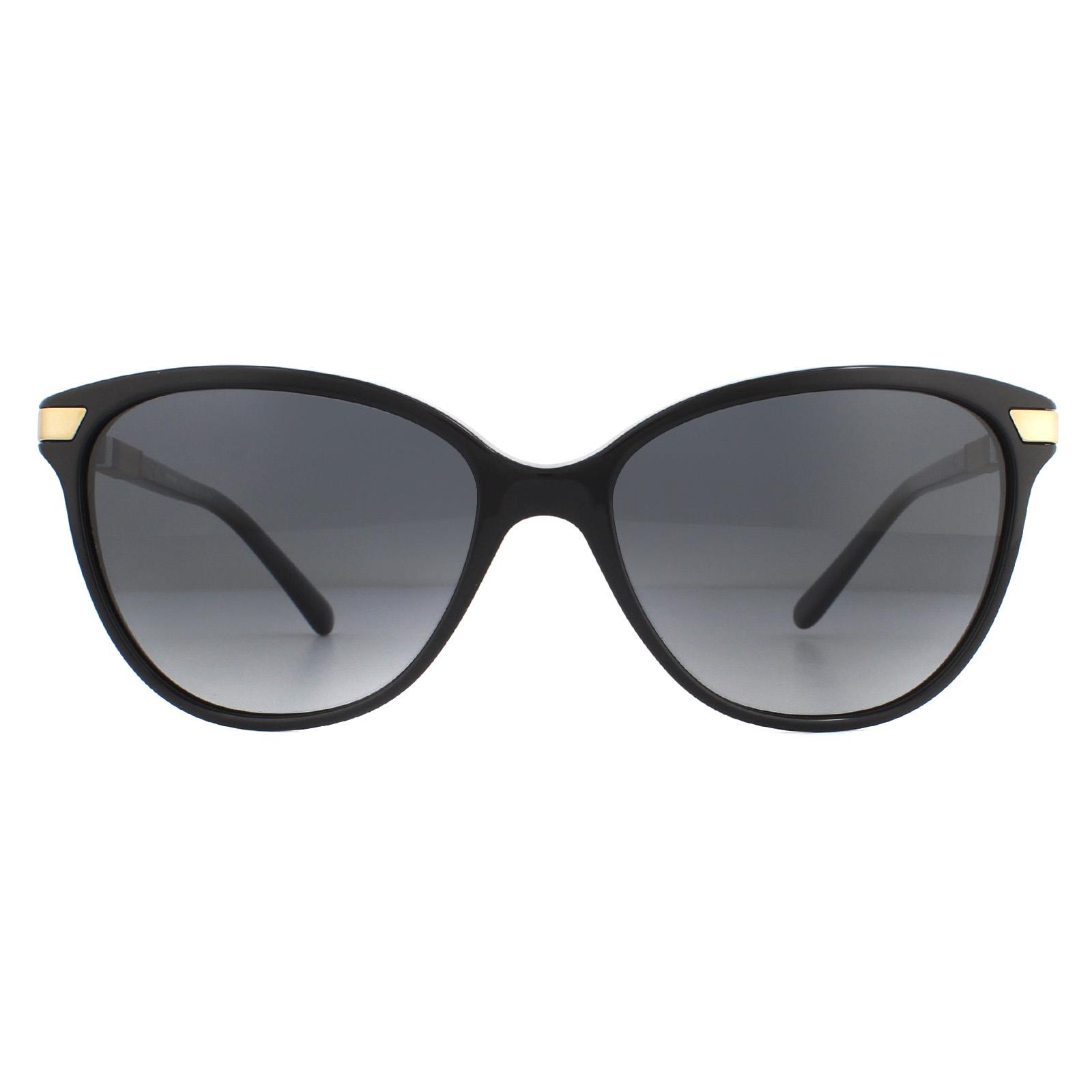 Burberry Eyewear Zonnebril met rond montuur - Zwart