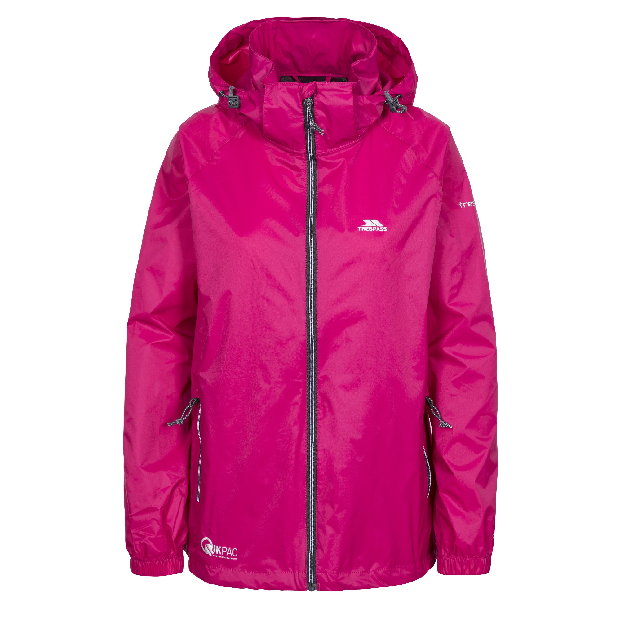 Thumbnail - Trespass Unisex Regenjacke Qikpac X (Cassis-Rot)