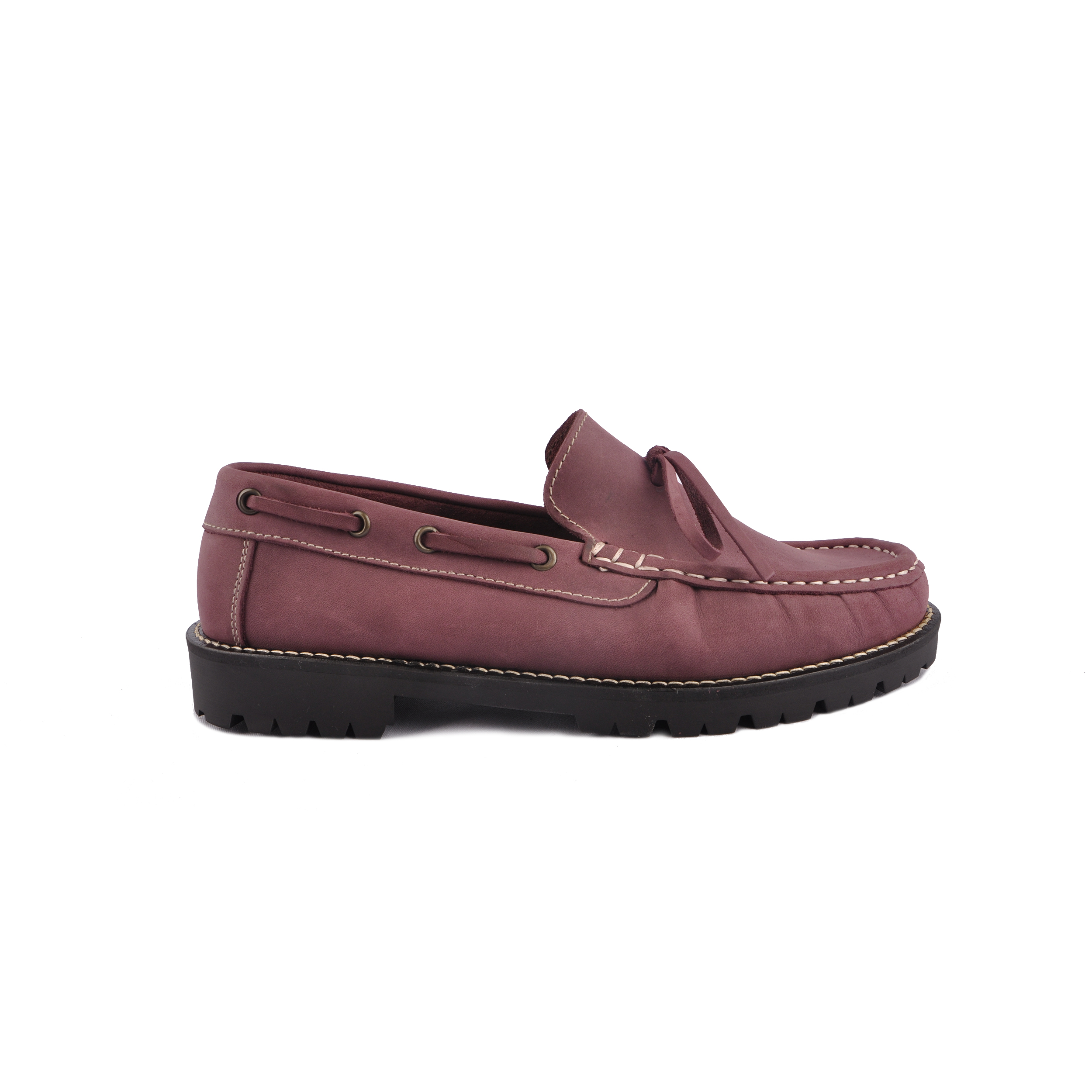 Thumbnail - Man's Mokassin Schuh Sotoalto Farbe BURGUNDY