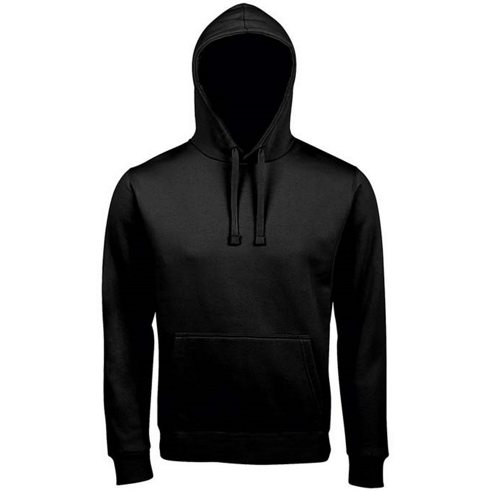 SOLS Heren Spencer Hoodie (Zwart)