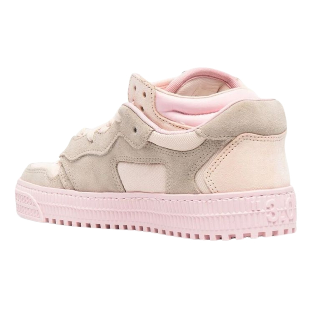 Off-White Floating Arrow Sneakers med låg topp i rosa läder dam – bild 2