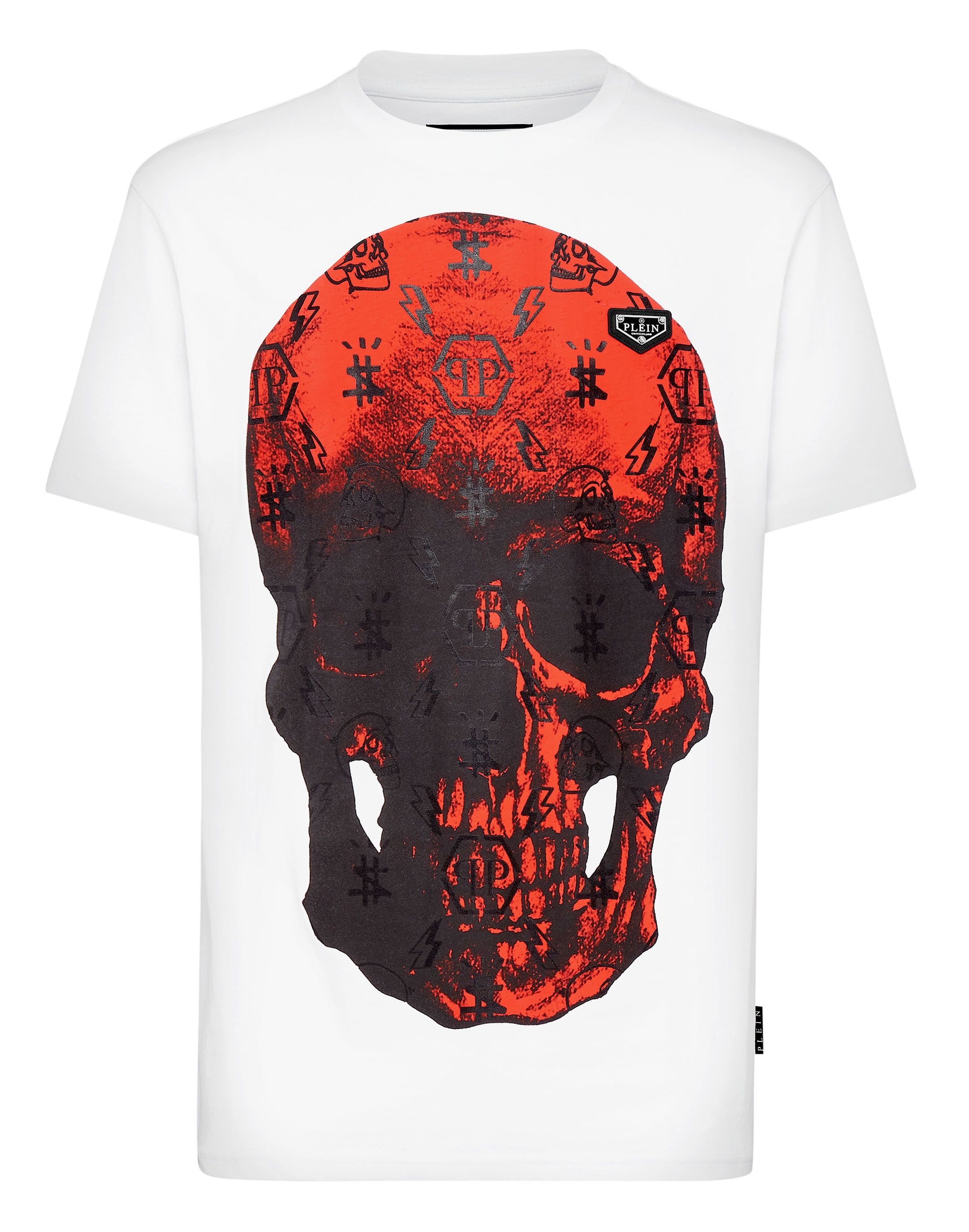 Philipp Plein T-shirt Rund Hals Dödskalle dam – bild 2