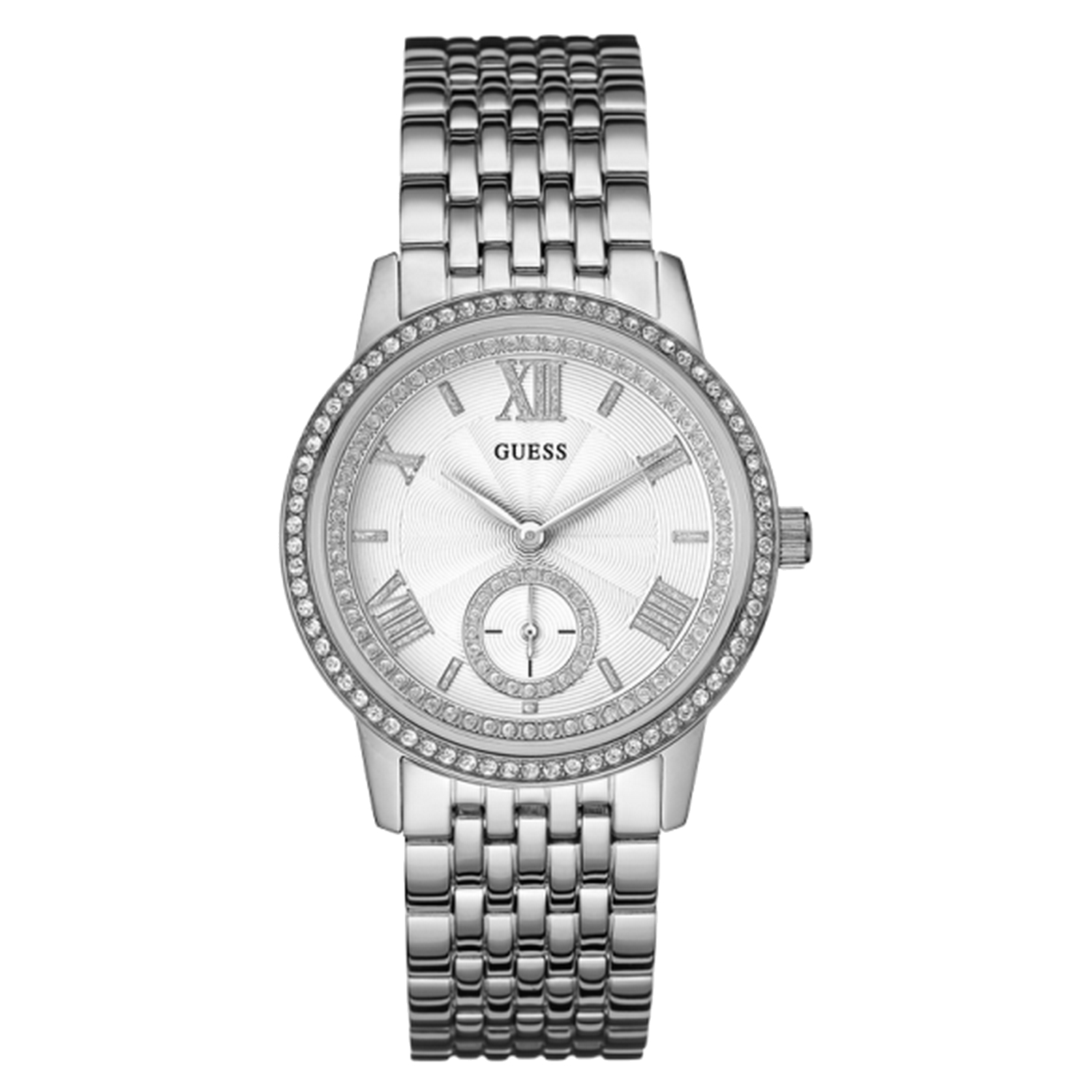 Thumbnail - Guess Damenuhr Quartz Silber