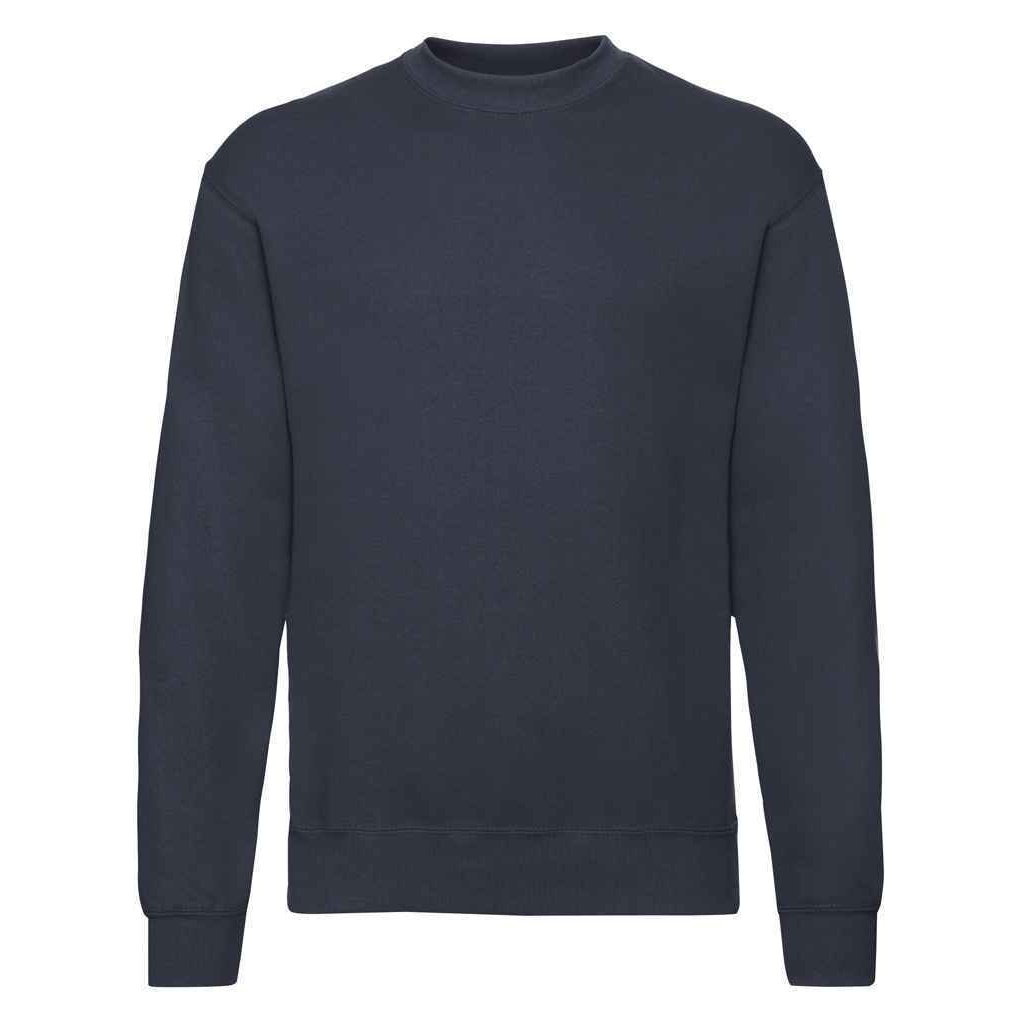 Thumbnail - Fruit of the Loom - "Classic" Sweatshirt, Überschnittene Schulter für Herren/Damen Unisex (Marineblau)