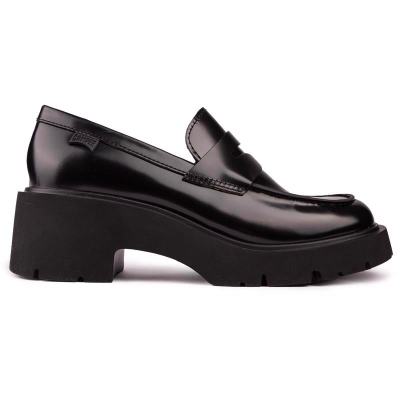 Camper Womens Milah Shoes - Black Leather - Size UK 7