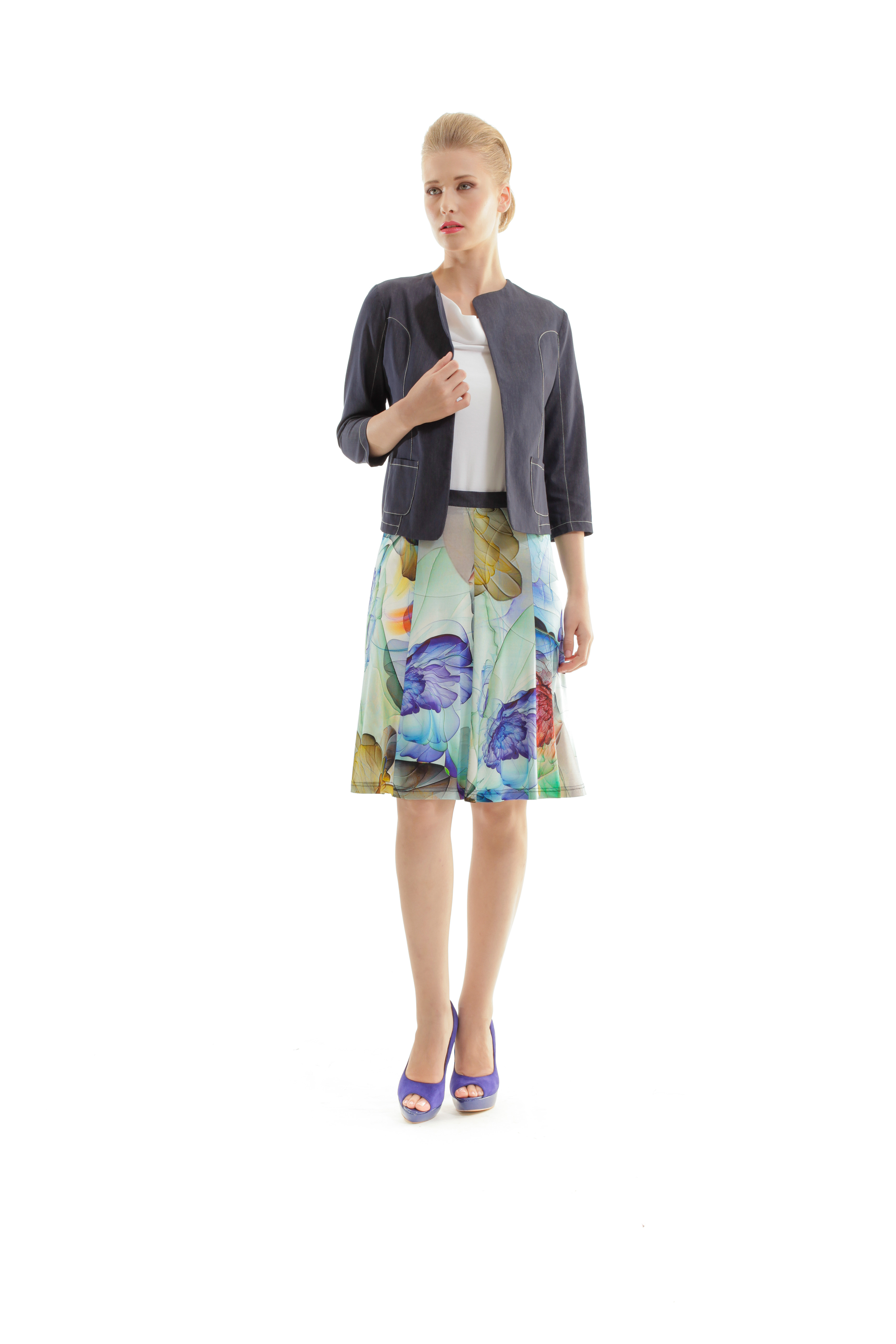 Rok met bloemenprint