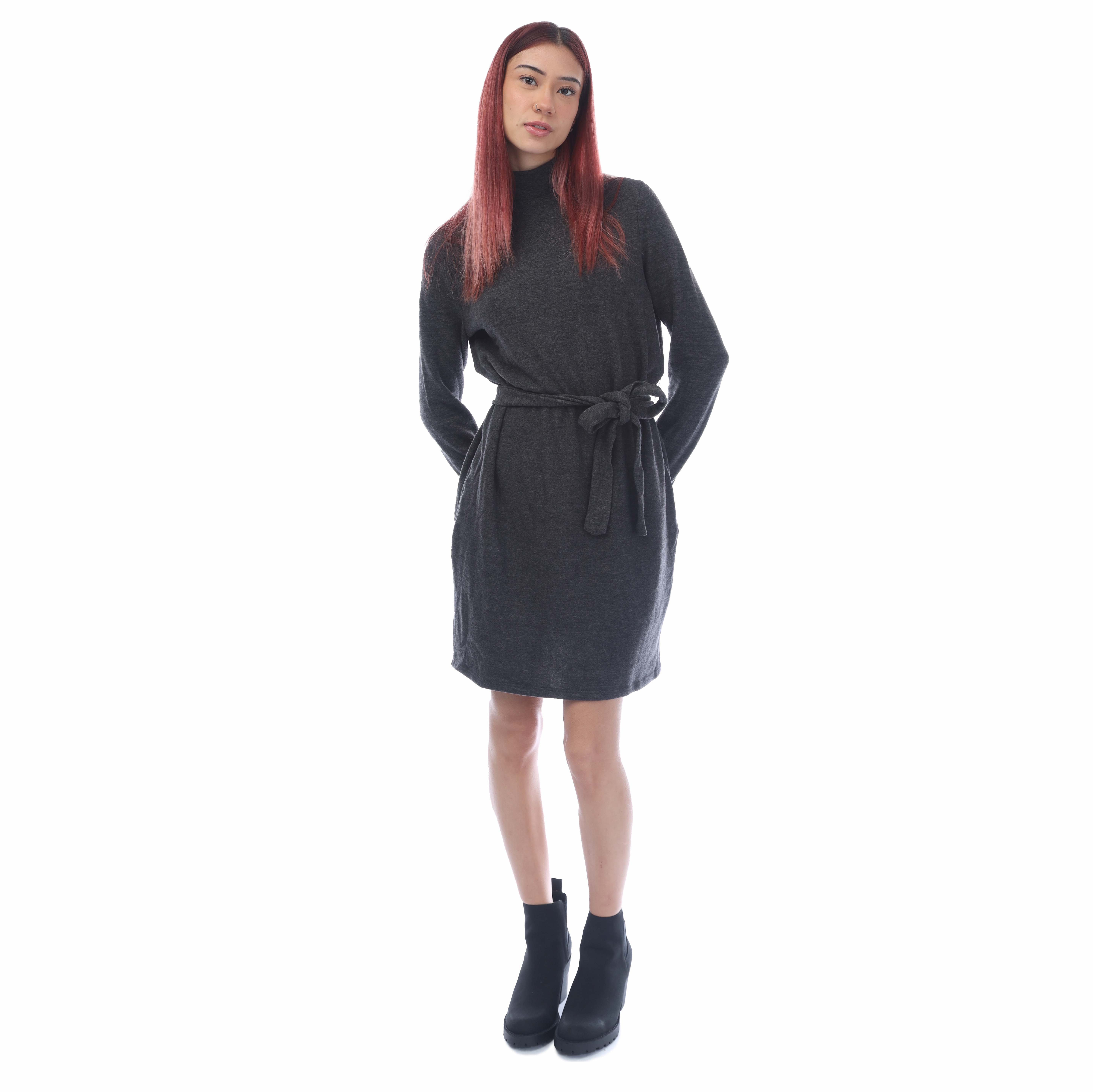 Vero Moda Gebreide jurk VMBELLA LS SHORT DRESS JRS NOOS