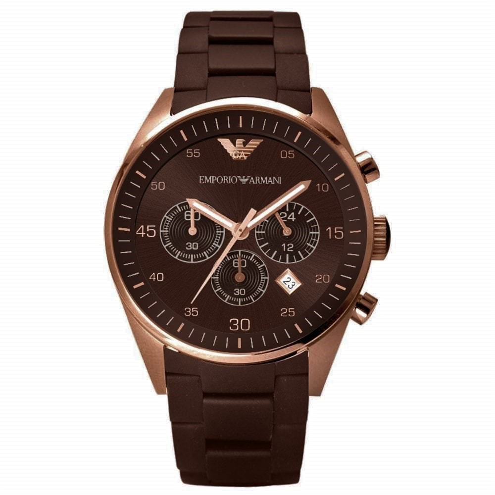 Emporio Armani Chronograph-klocka för herrar AR5890 – bild 2