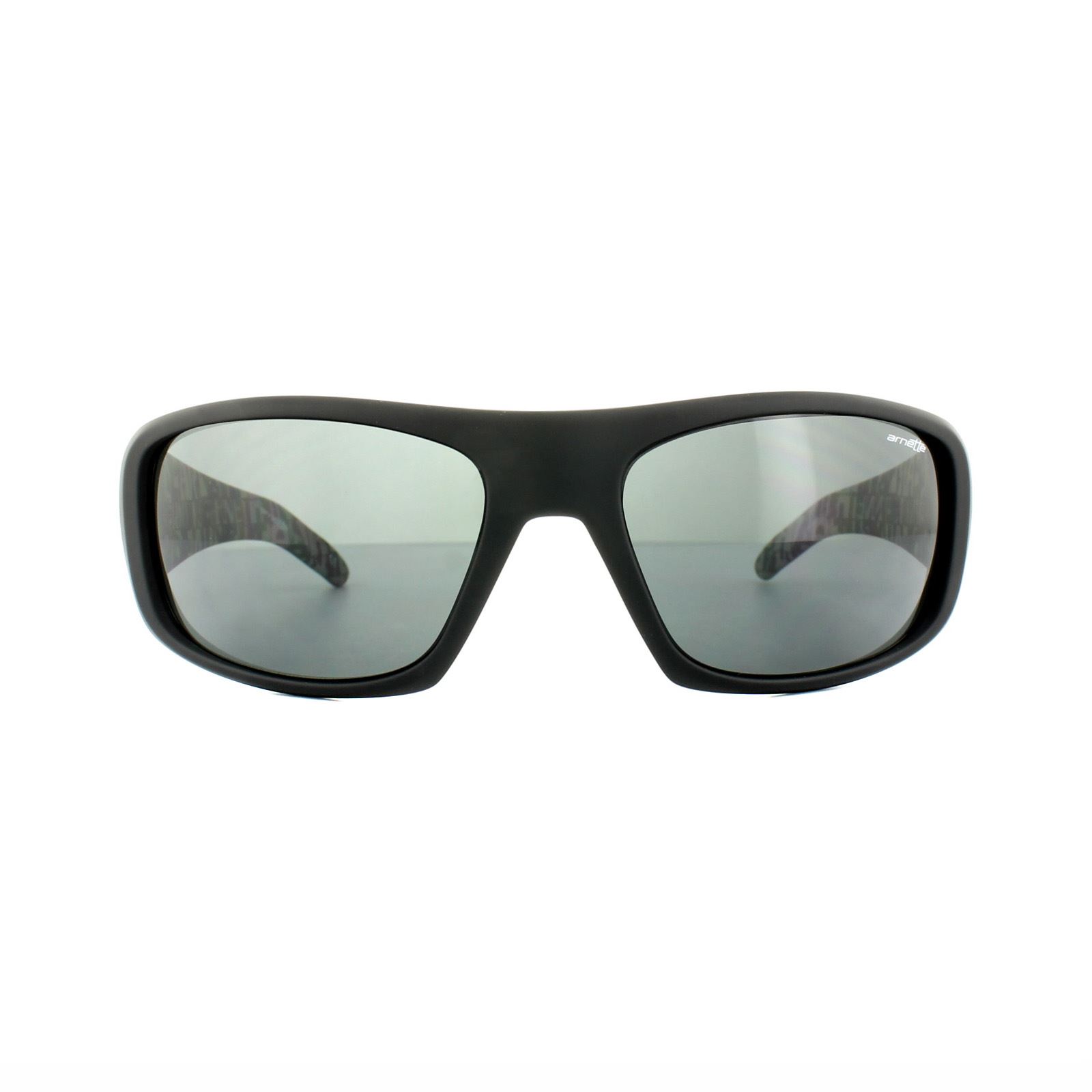 Arnette Lunettes De Soleil Hot Shot 4182 219687 Graphiques Noirs Floues À L'intérieur Gris