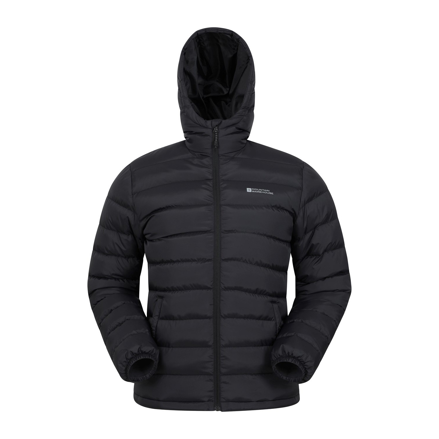 Mountain Warehouse Mens Seasons II Padded Jacket (Black) Nylon - Size 2XS