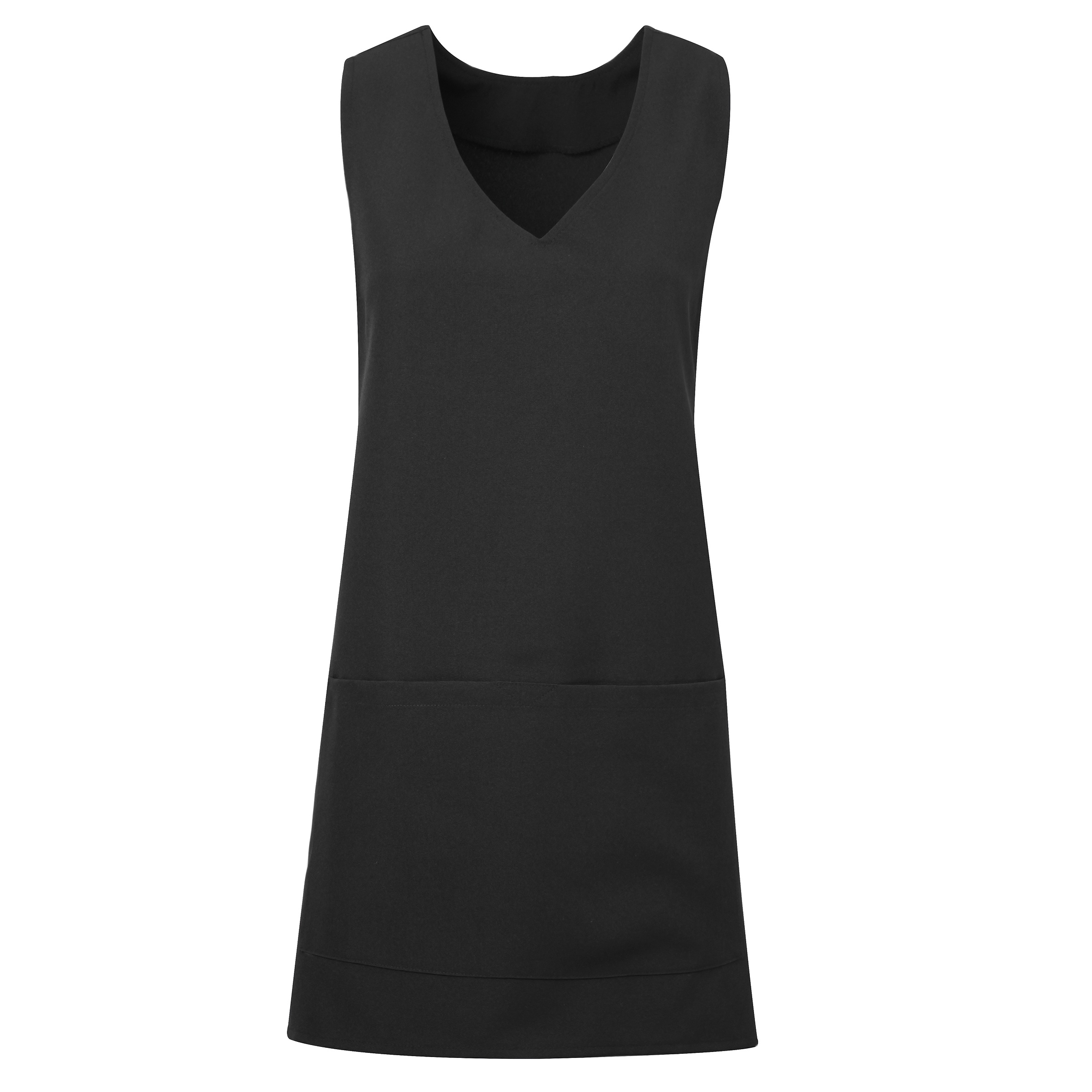 Thumbnail - Premier Womens/Damen Wickel Tunic Schürze (Schwarz)