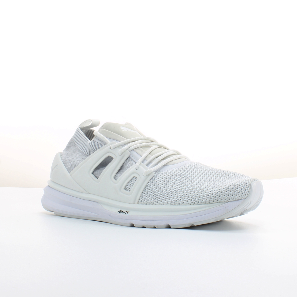 Puma B.O.G EvoKnit Vit Textil Herrar Snörning Träningsskor 363669 02 – bild 2
