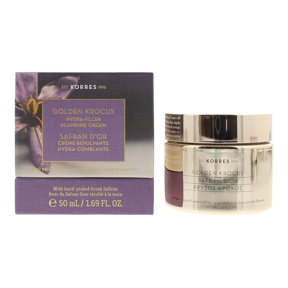 Korres Womens Golden Krocus Hydra-Filler Plumping Cream 50ml - One Size
