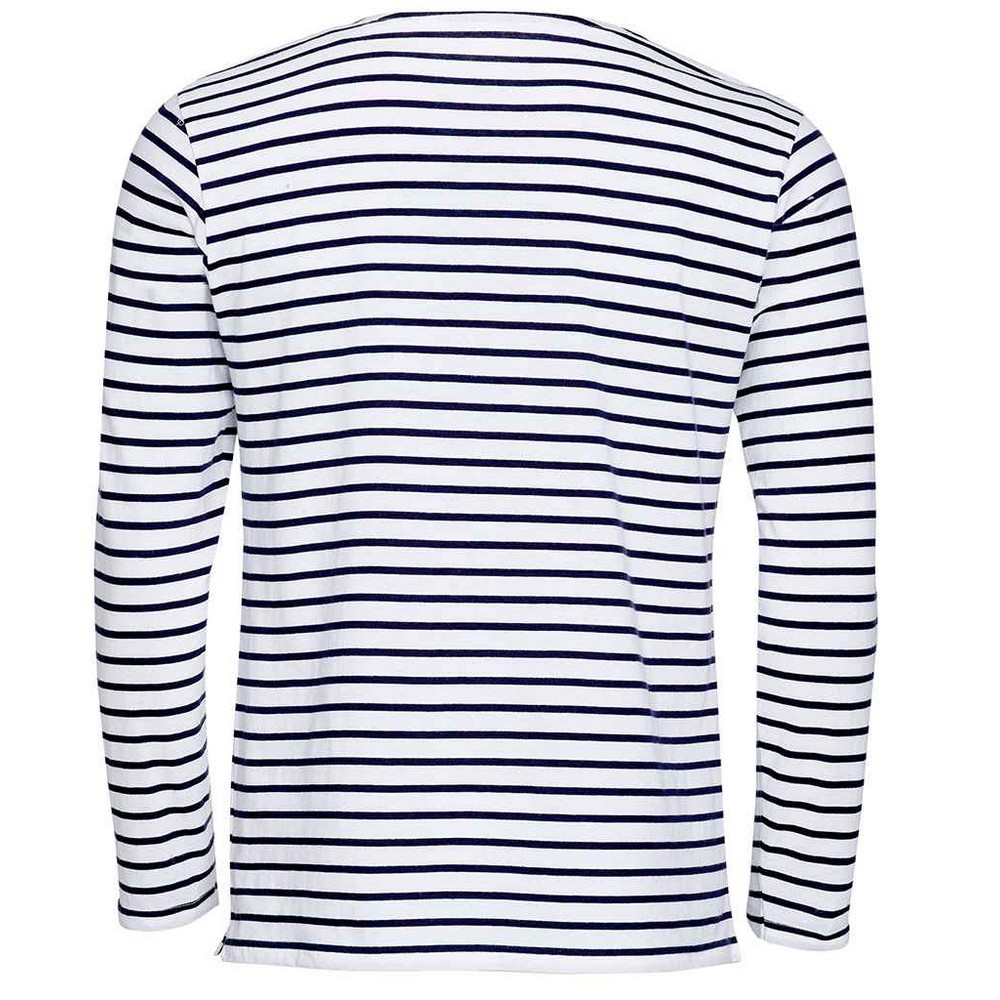 SOLS (Vit/marinefärgad) t-shirts herr – bild 2