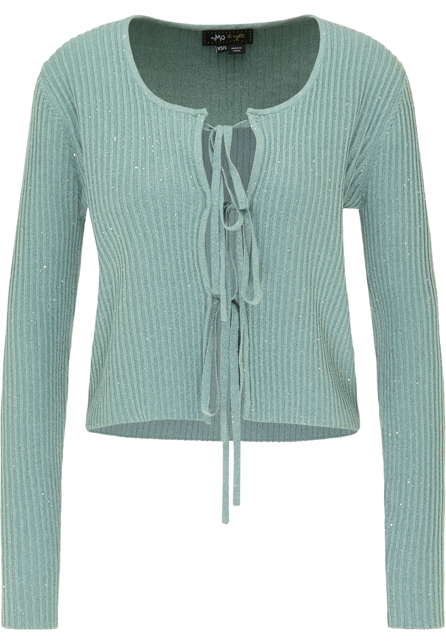 Thumbnail - Mymo Strickjacke Damen Minze