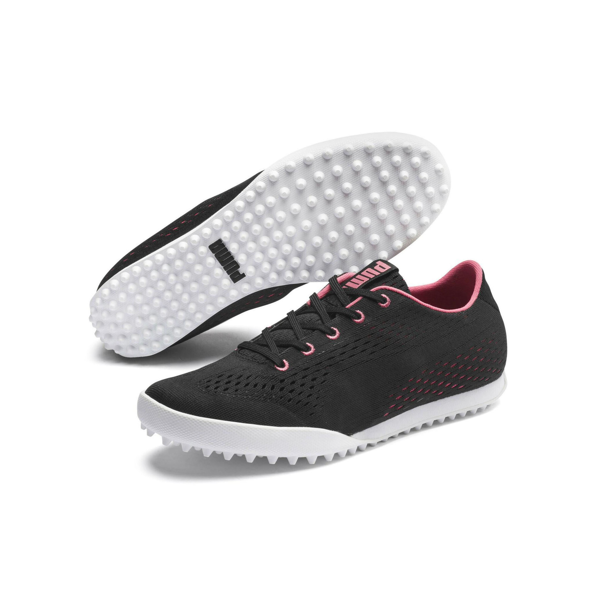 Puma Monolite Cat EM Golf Lace-Up Svart Syntet Damskor Träningsskor 192988 02 – bild 2