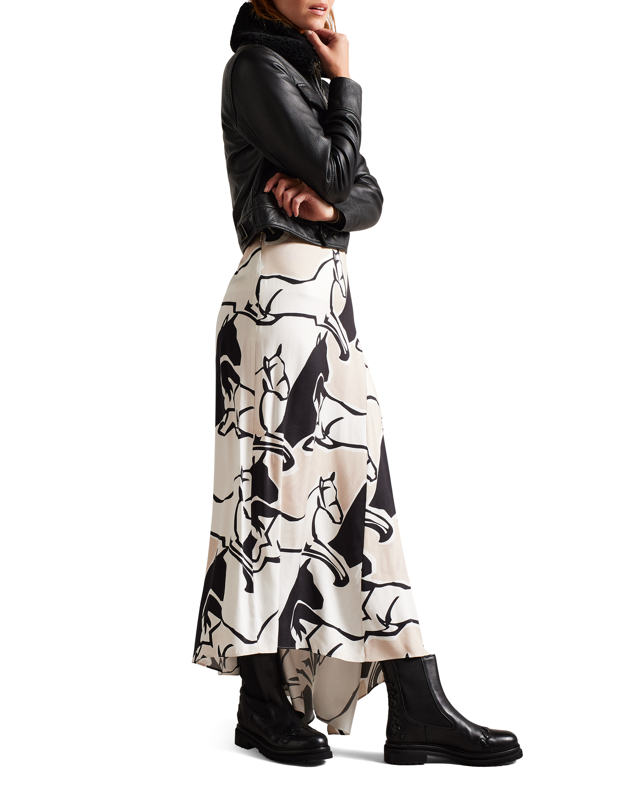 Ted Baker Lukki Chelsea Boot med piskstygnsdetalj, Naturell kängor & boots dam – bild 3