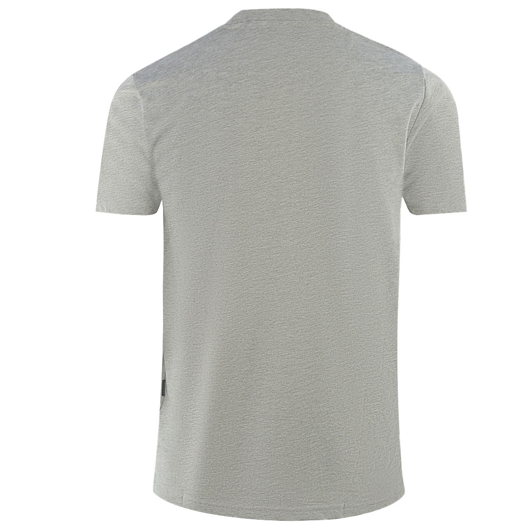 Aquascutum London Tonal Aldis Logo Grå T-shirt herr – bild 2