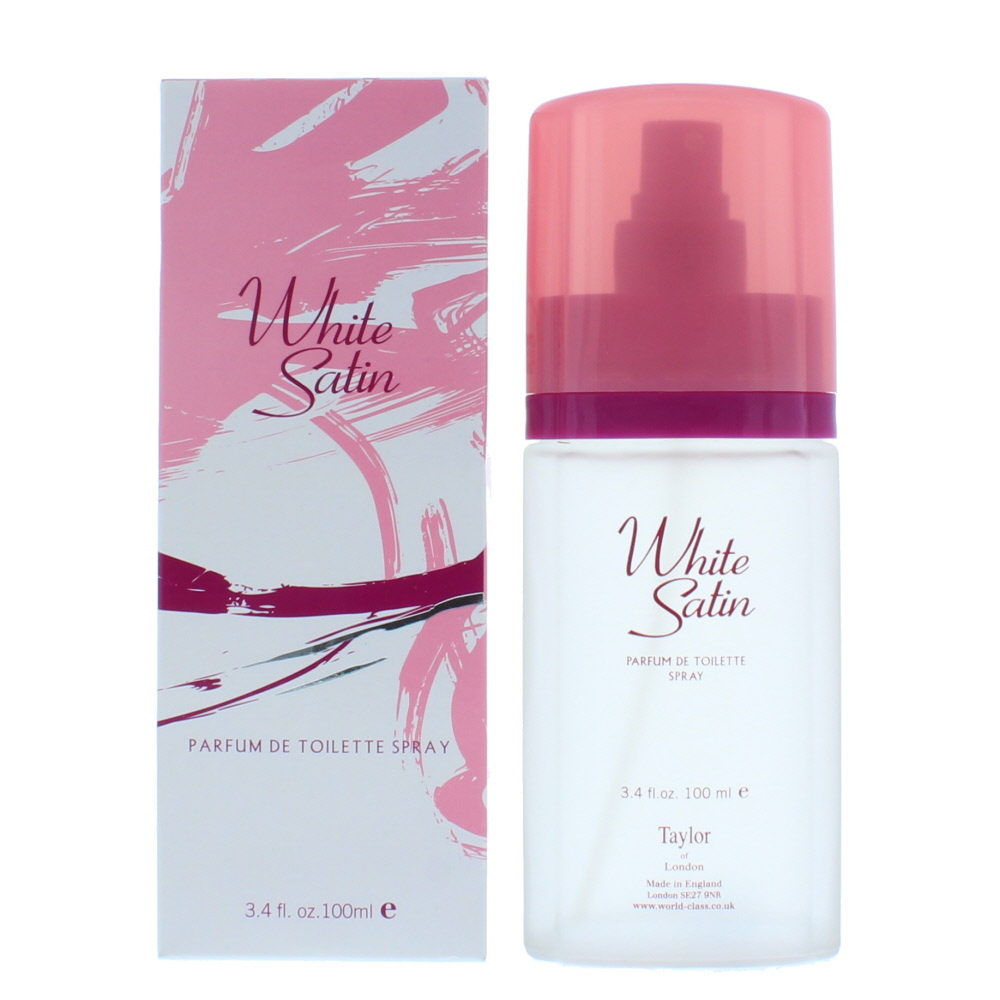 Taylor of London Womens White Satin Parfum de Toilette 100ml - Rose - One Size