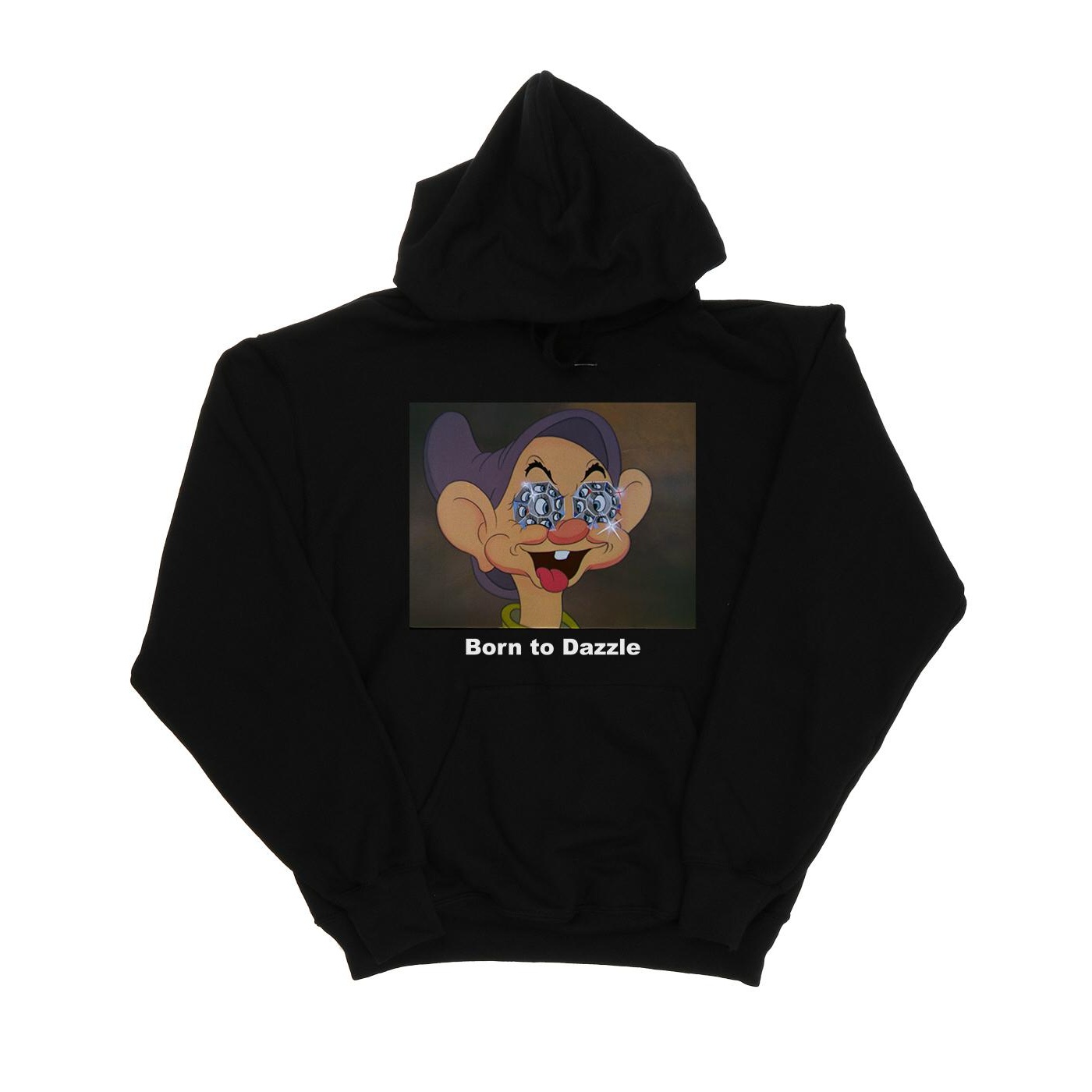 Thumbnail - Disney - "Dopey Born To Dazzle" Kapuzenpullover für Damen (Schwarz)