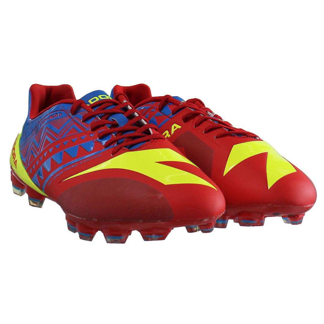 Diadora DD-NA3 GLX 14 Herr Röd Fotbollsskor – bild 2