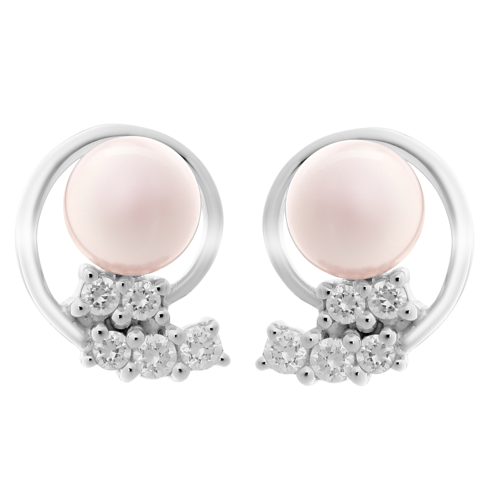 Orphelia 'Alanna' Womens 925 Sterling Silver Stud Earrings - Zo-7117 - One Size