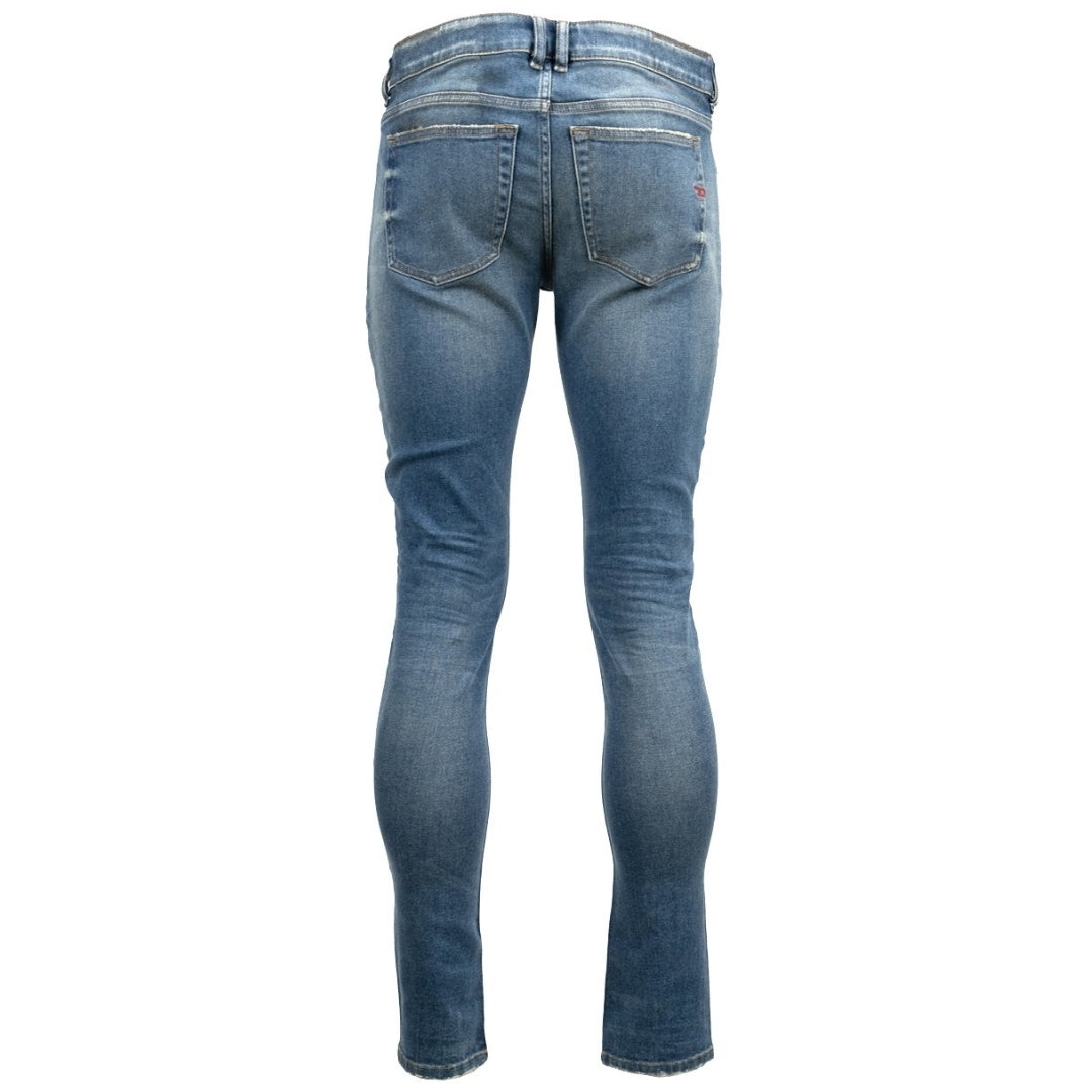Sleenker Fadeded Blue Skinny Jeans 2