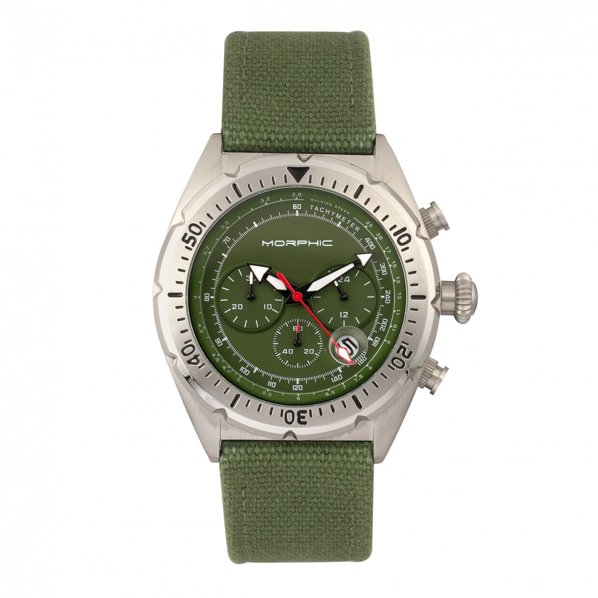 Thumbnail - Morphic M53 Serie Chronograph mit Lederarmband und Datumsanzeige